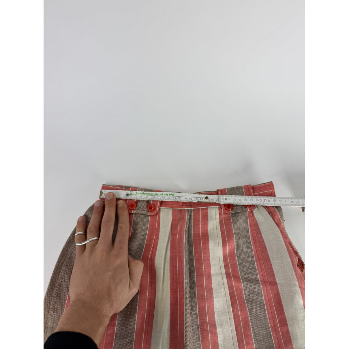 Dior Orange Wool Skirt image 5