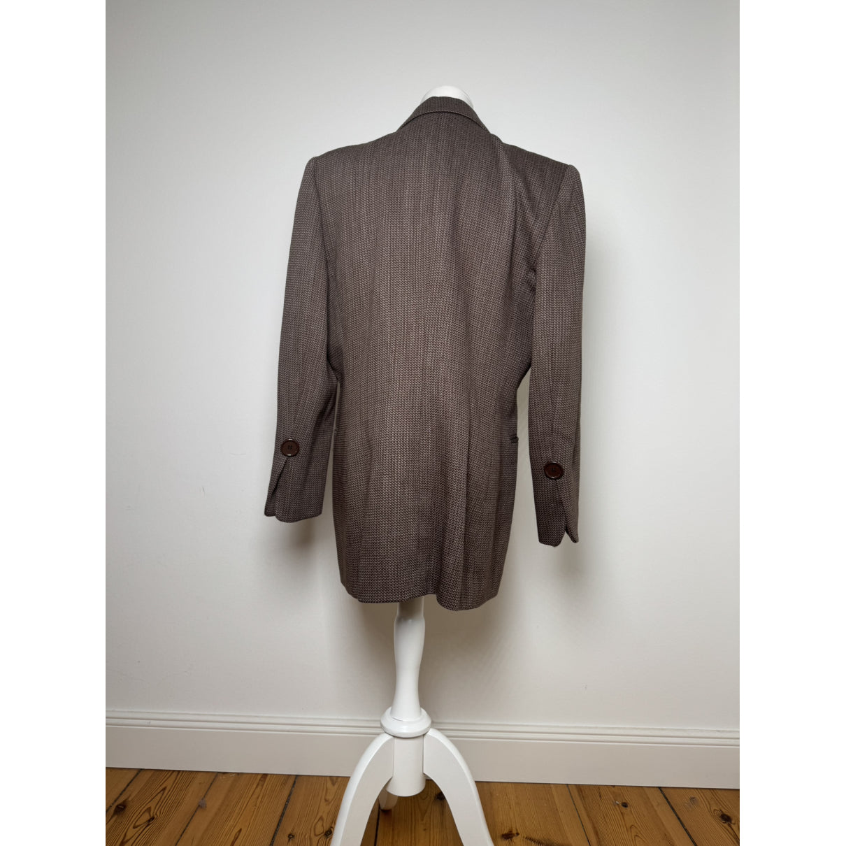 Dior Brown Wool Trench Coat image 5