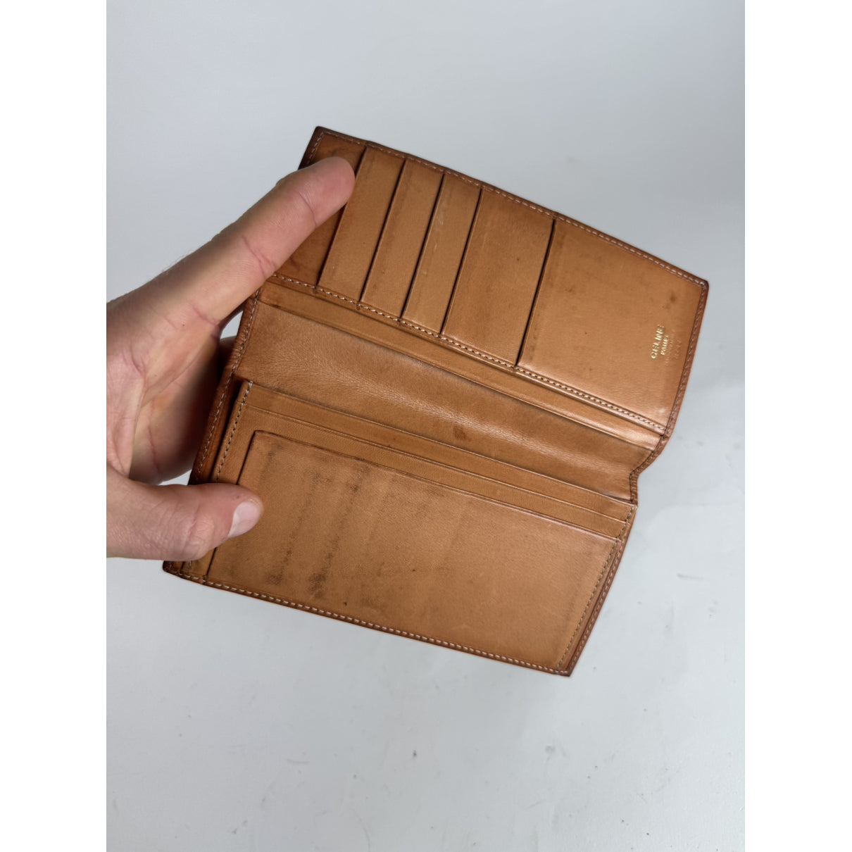 Celine Brown Leather Purse image 5