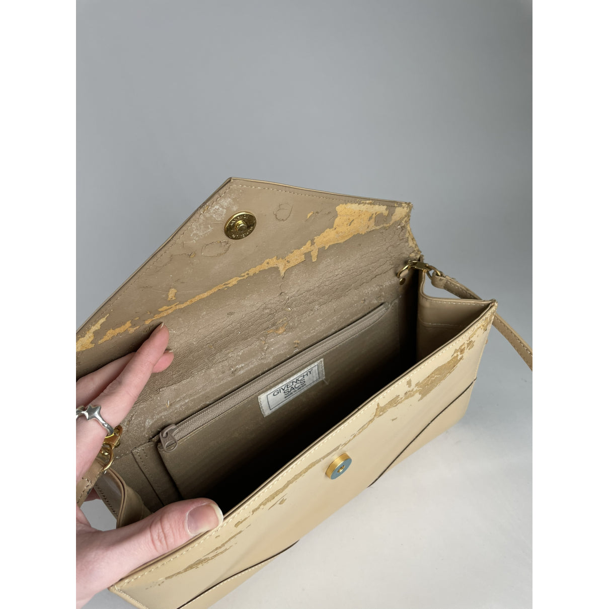 Givenchy 4G Camel Leather Handbag image 5