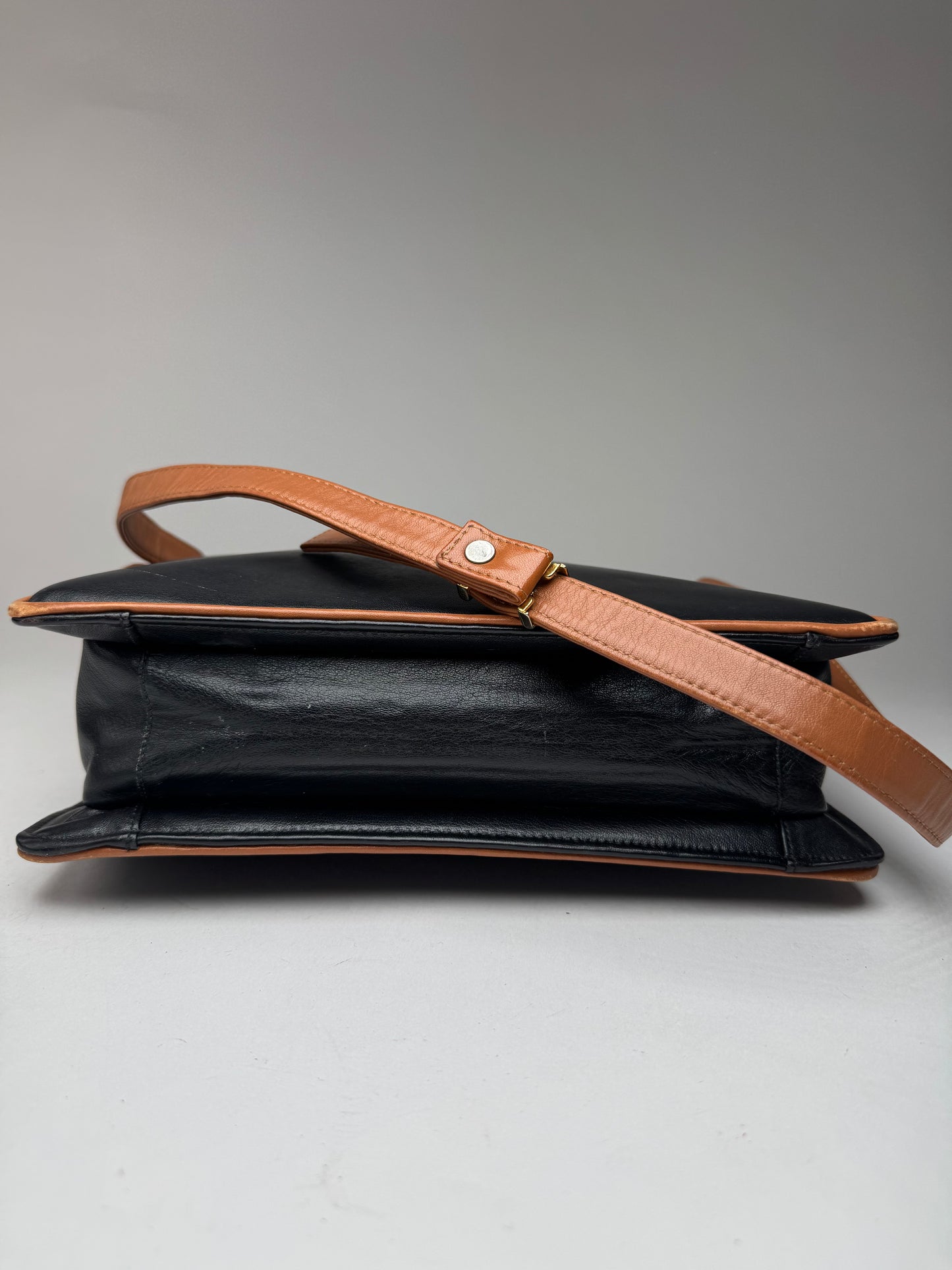 Vintage Givenchy 4G leather Bag black brown