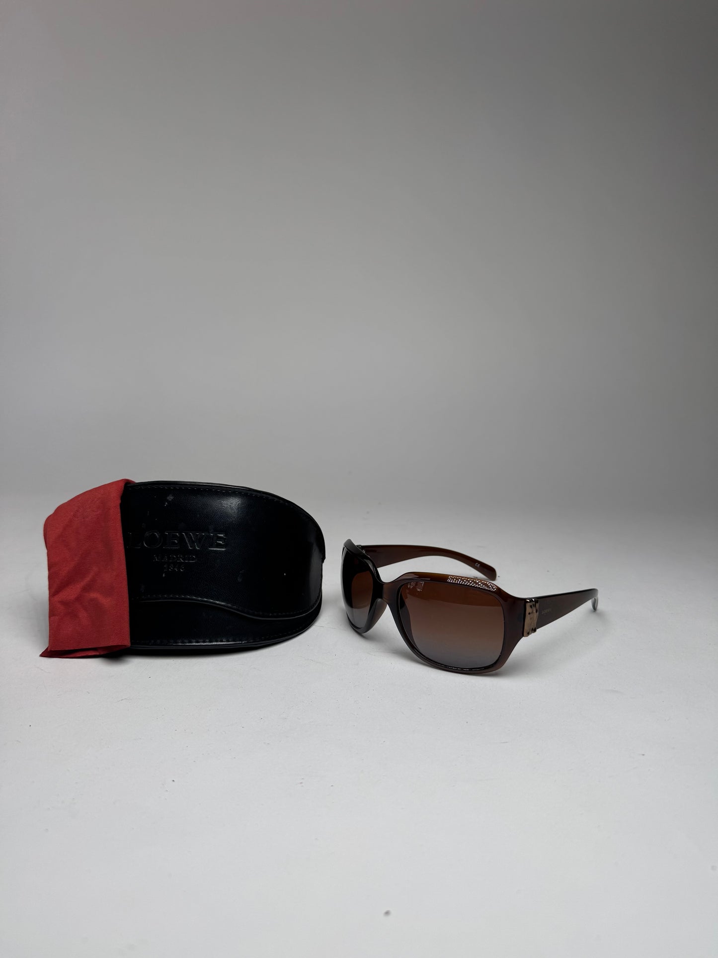 Vintage Loewe Madrid Sunglasses Unisex Brown