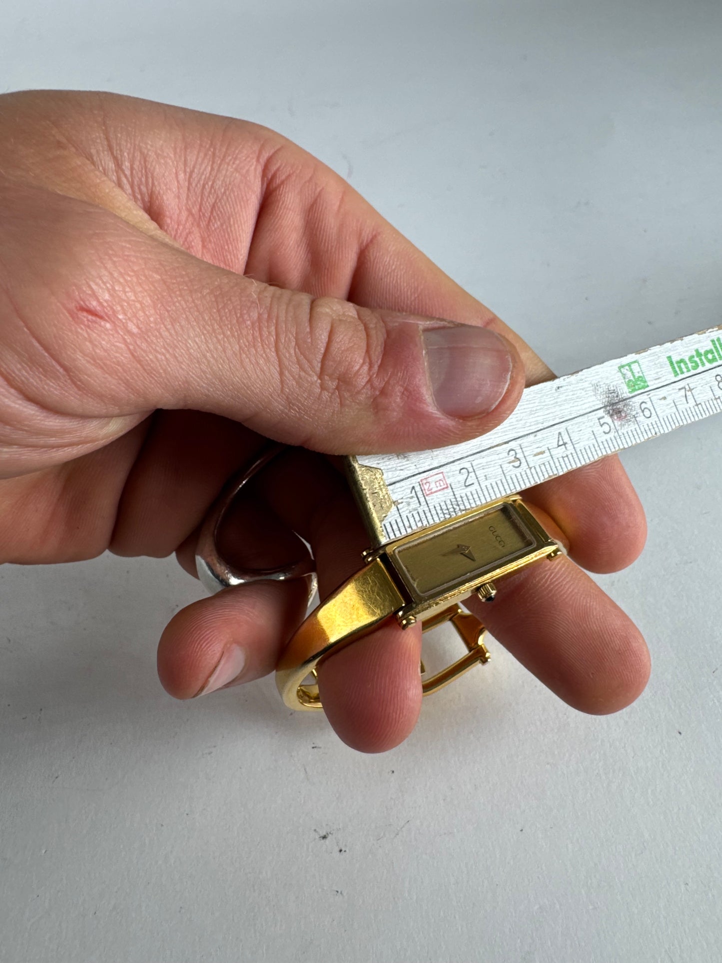 Vintage Gucci Horsebit Watch steel golden