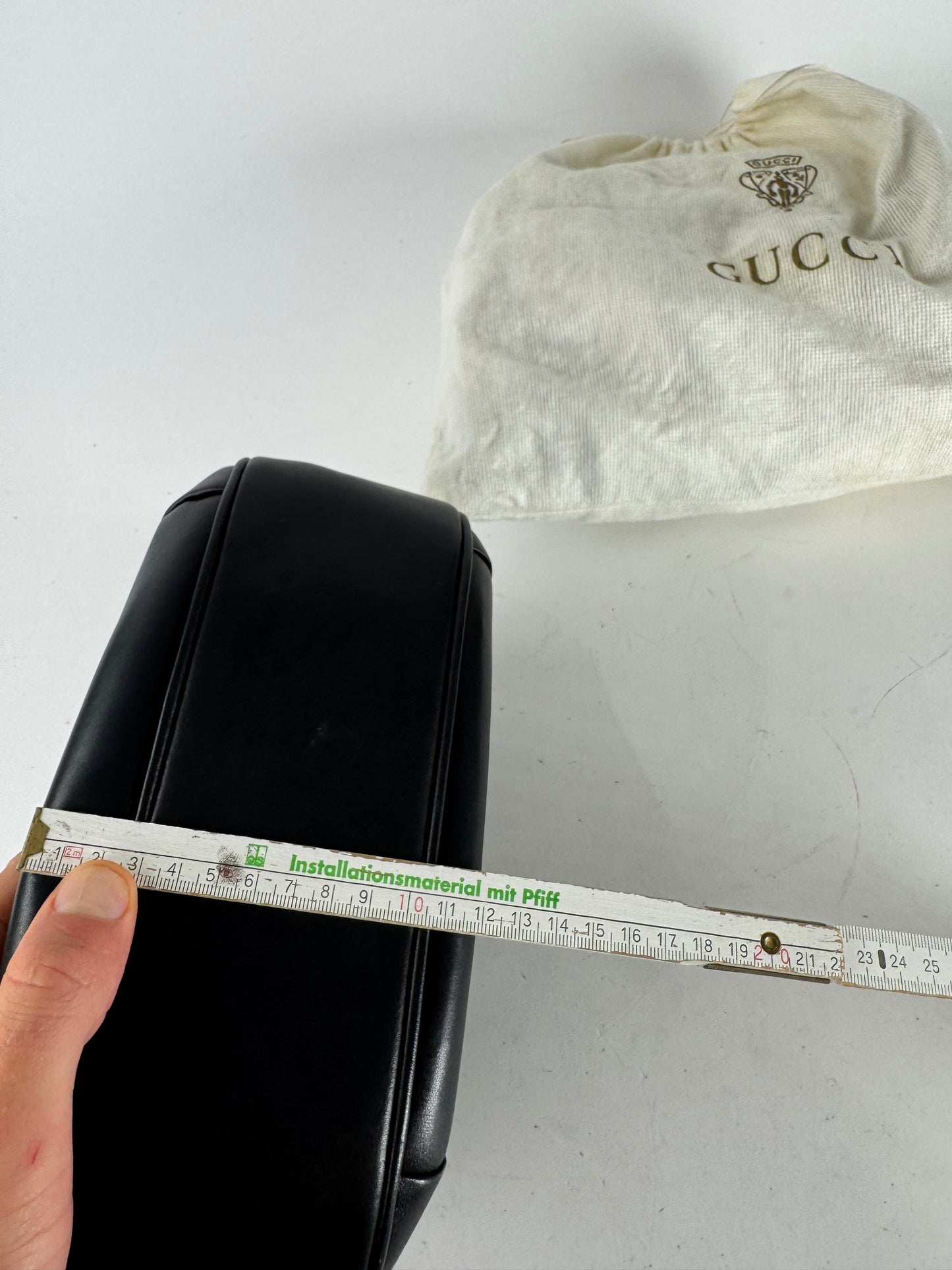 Vintage Gucci 2 Way Leather bag black