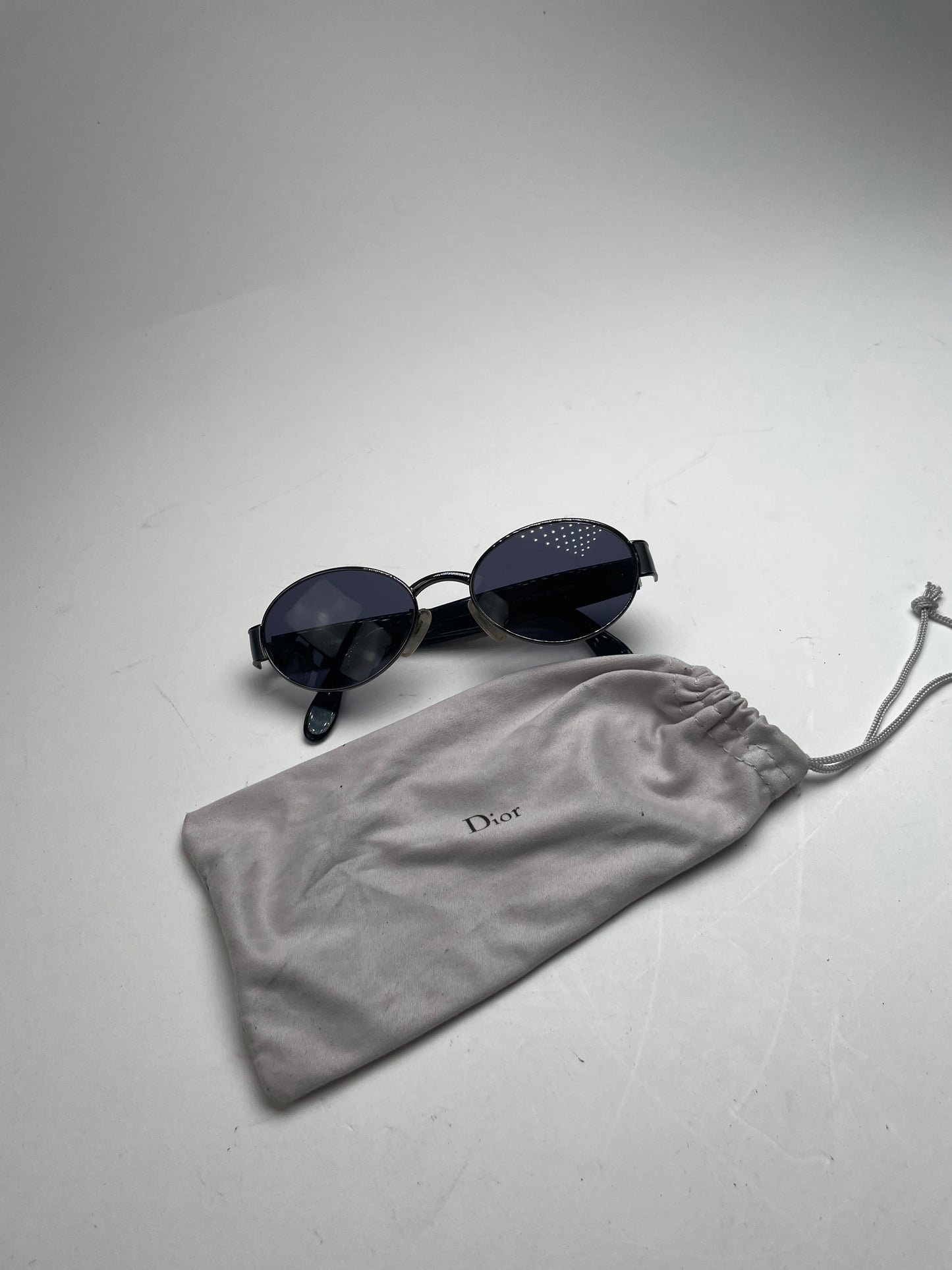 Vintage Fendi Roma Sunglasses Black / Green