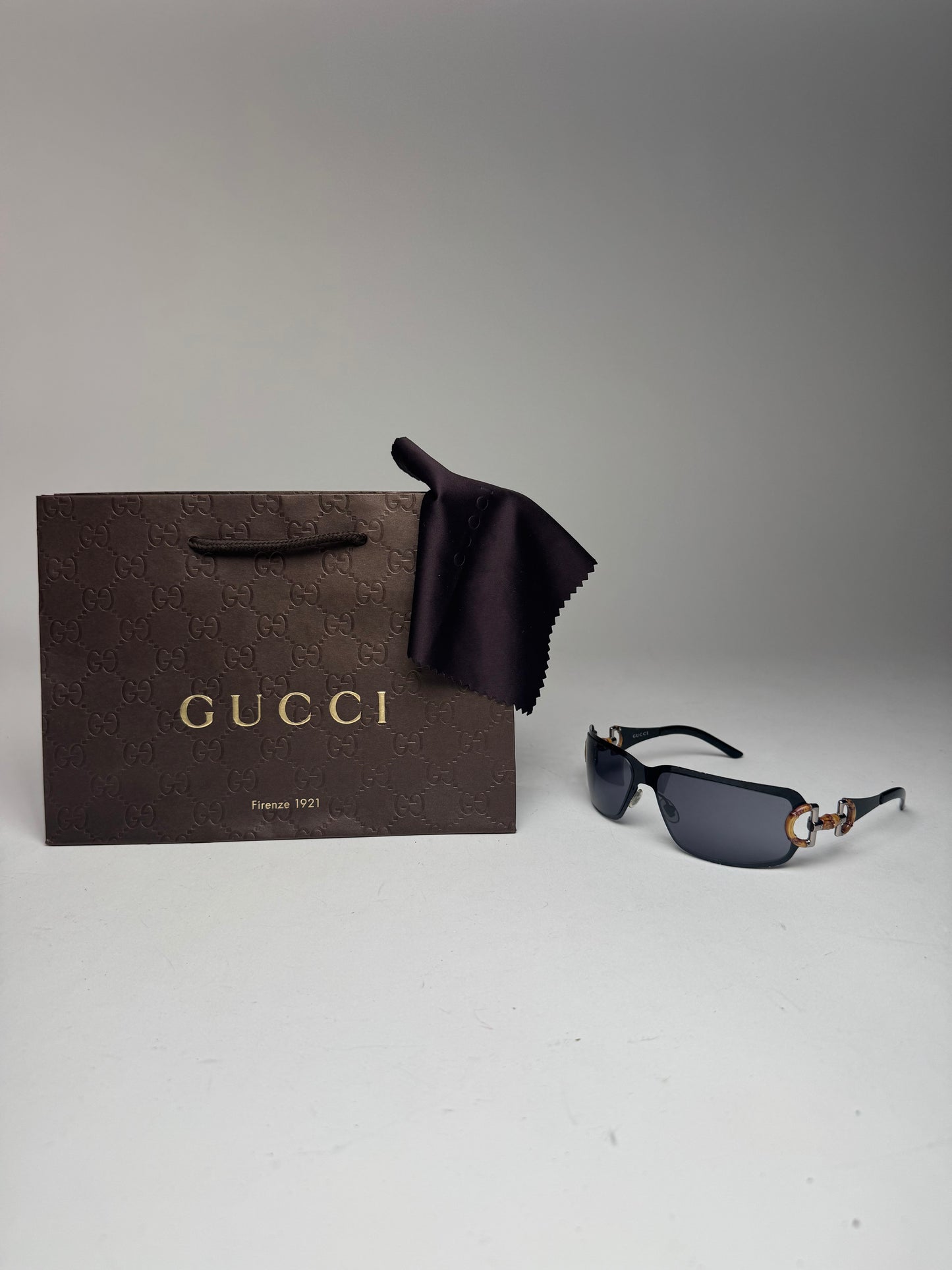 Vintage Gucci Bamboo Sunglasses