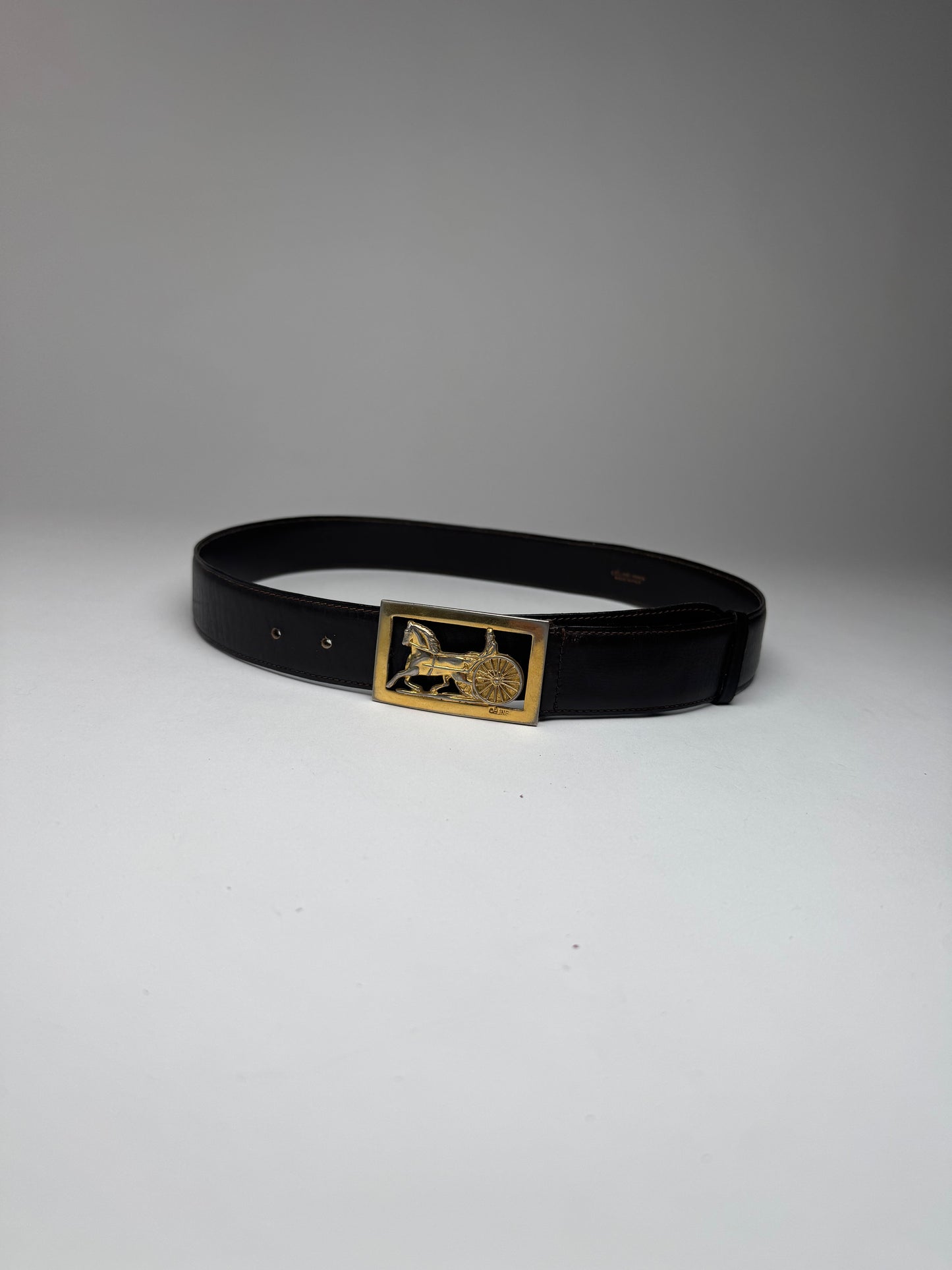 Vintage Celine Paris Leather Belt