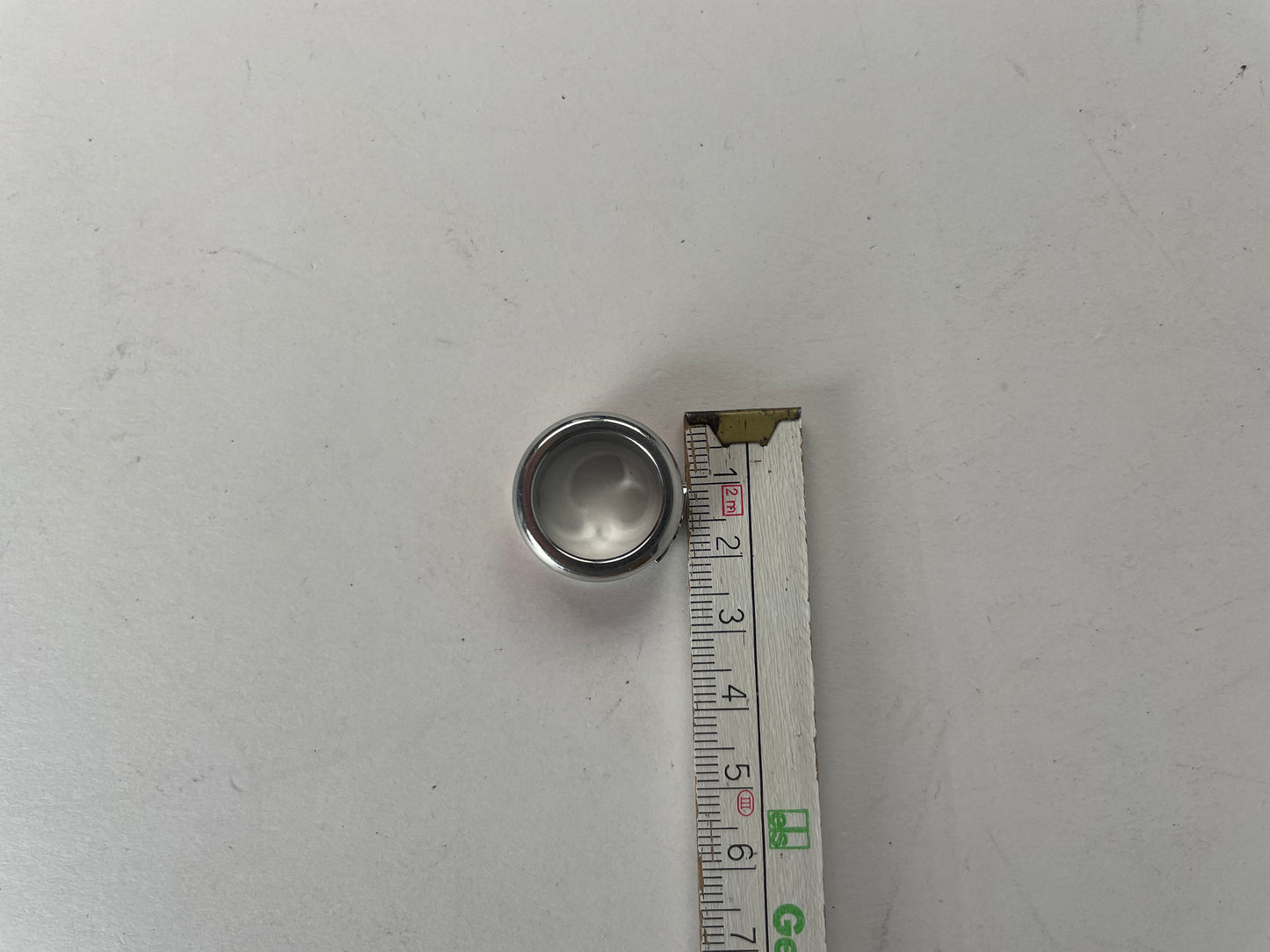 Vintage Dolce & Gabbana Steel Ring Silber/orange unisex