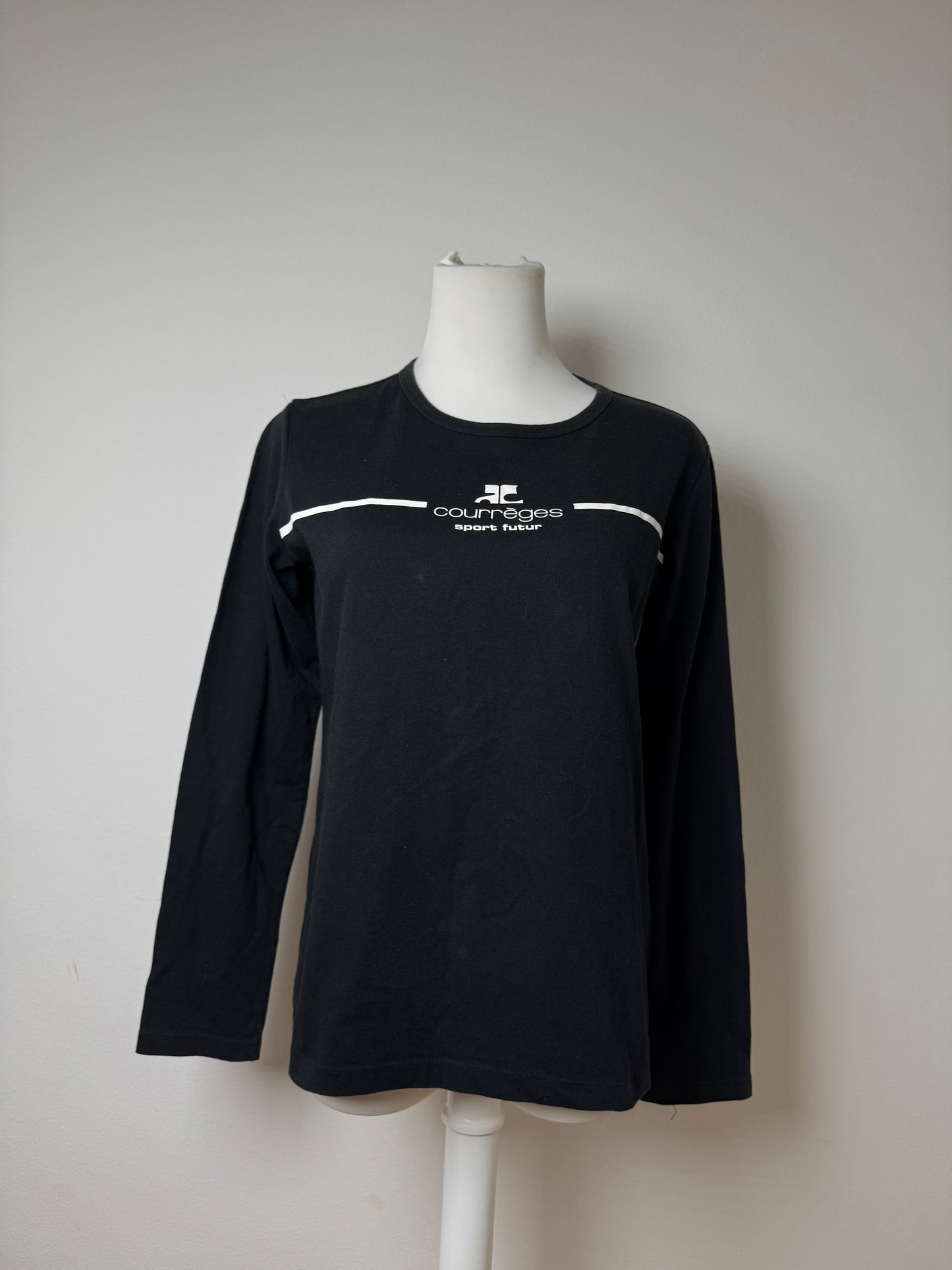 Vintage Courreges Paris Sweater Black 38/M