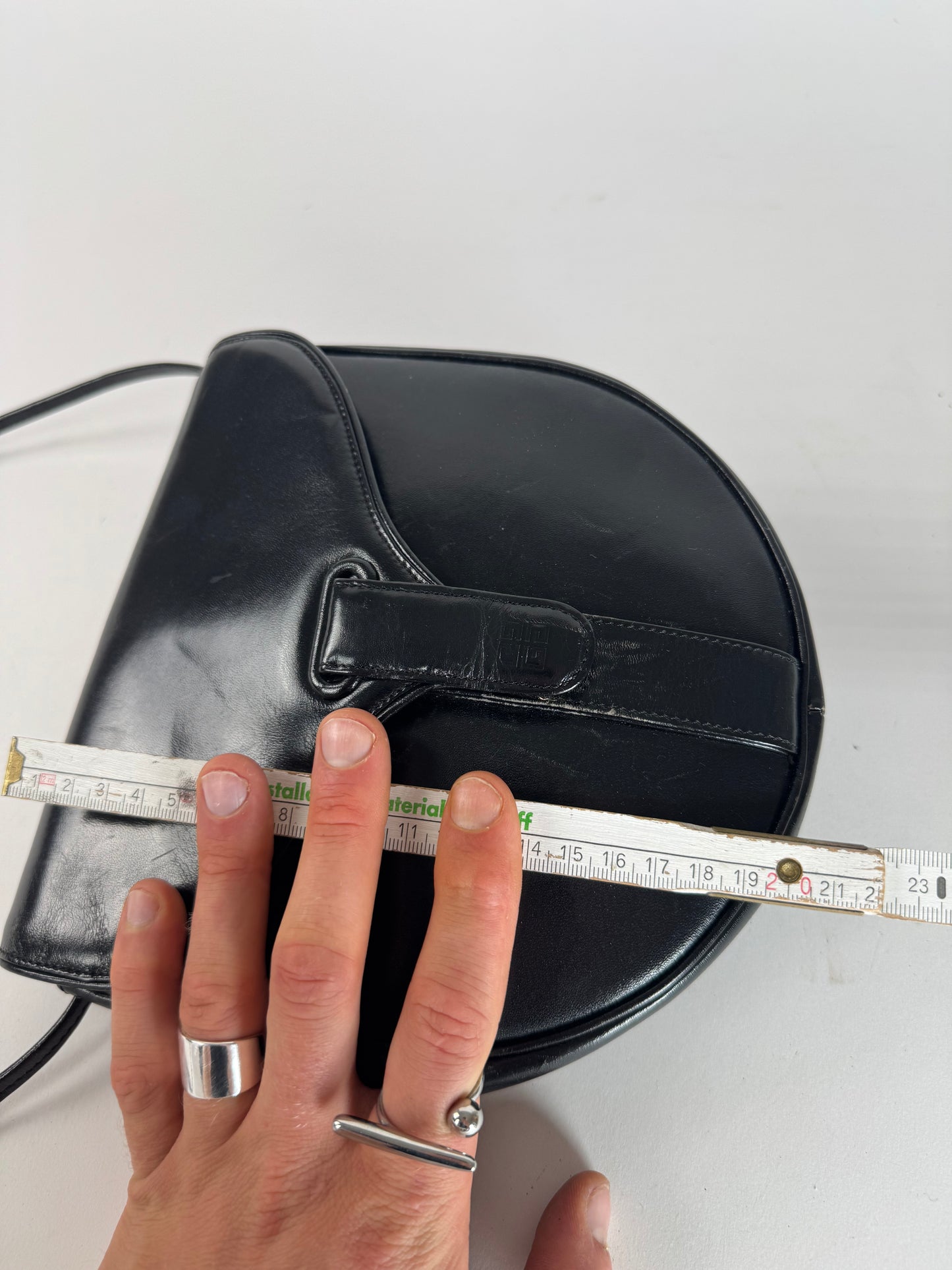 Vintage Givenchy 4G Leather Bag black