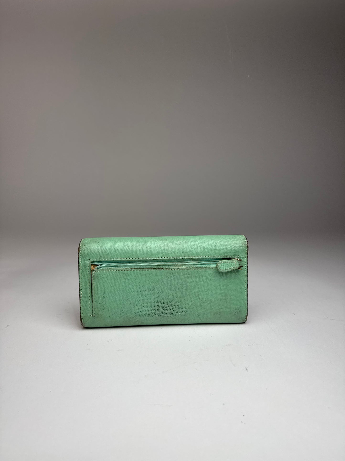 Vintage Vivienne Westwood Leather Wallet Mint Green