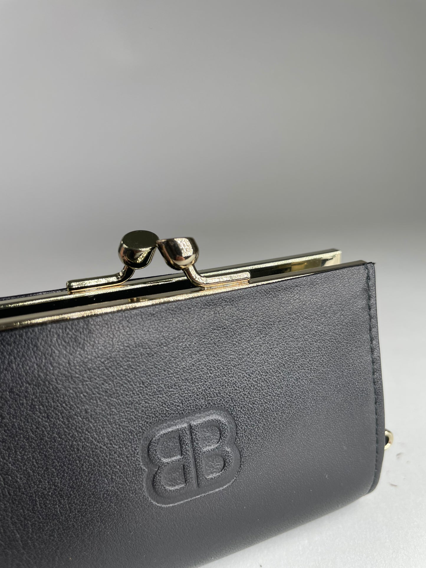 Vintage Balenciaga Leather card Holder Black