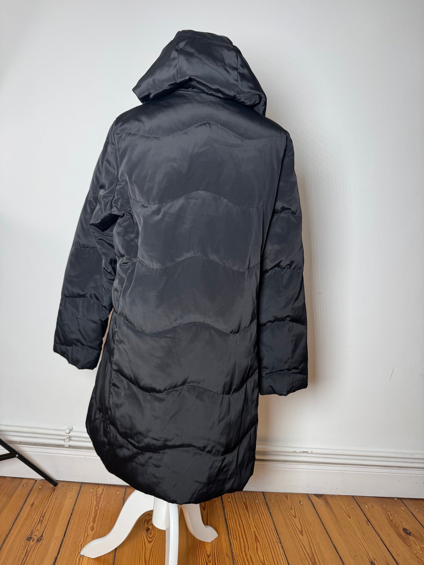 Vintage Courreges Down Parka Black 40/L