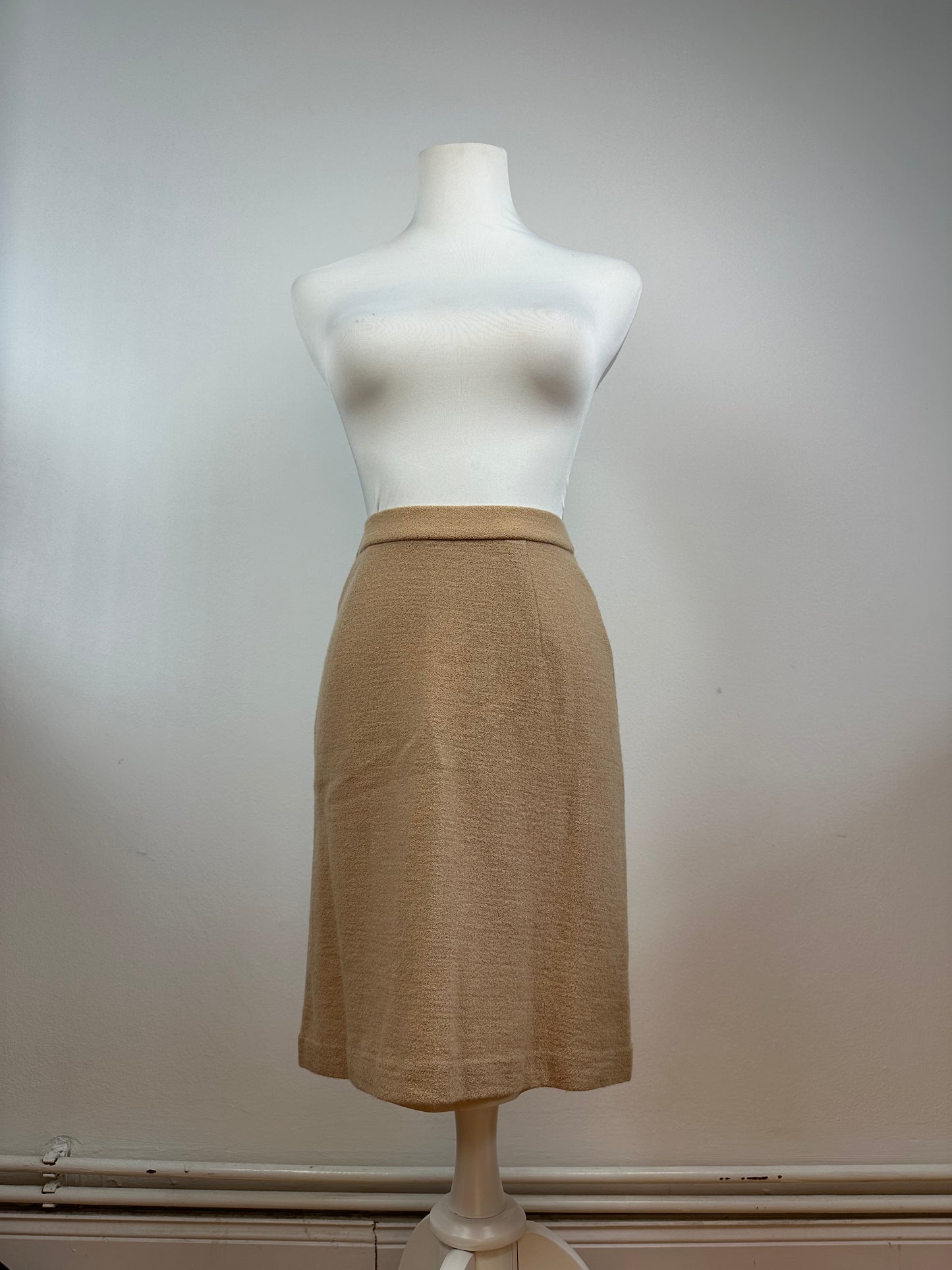 Vintage Balenciaga Wool Twin Set Camel 38/M