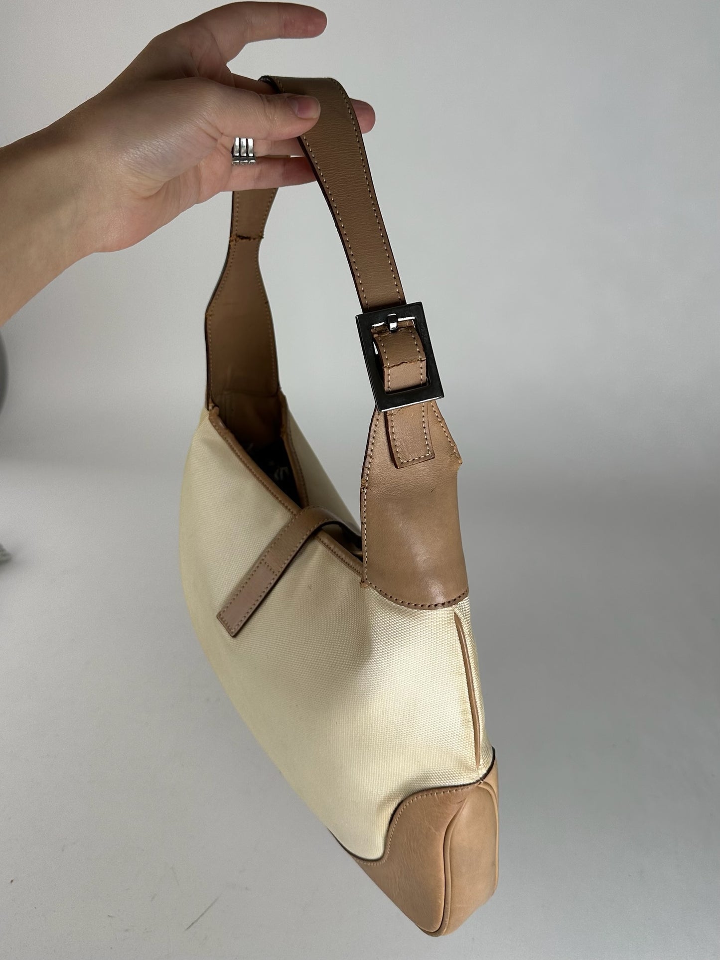 Vintage Gucci Jackie Bag beige brown