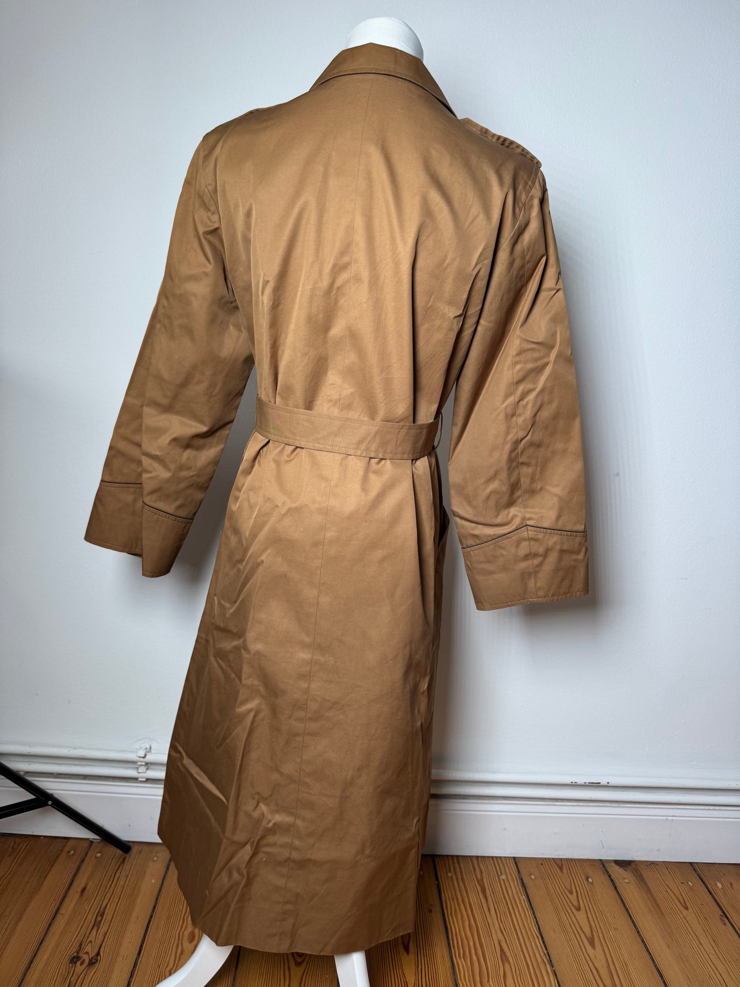 Vintage Yves Sain Laurent Camel Canvas Trenchcoat 40/L