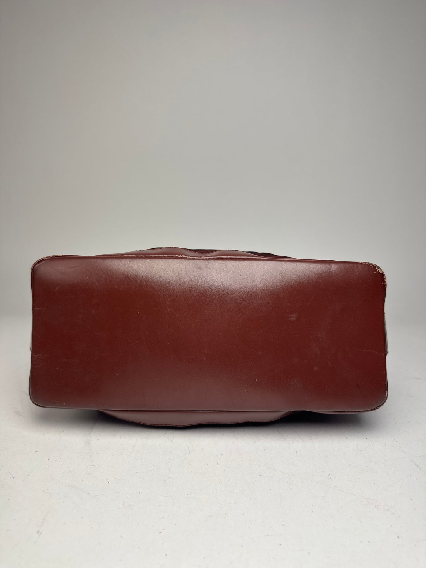 Vintage Gucci Nylon Leather bag purple