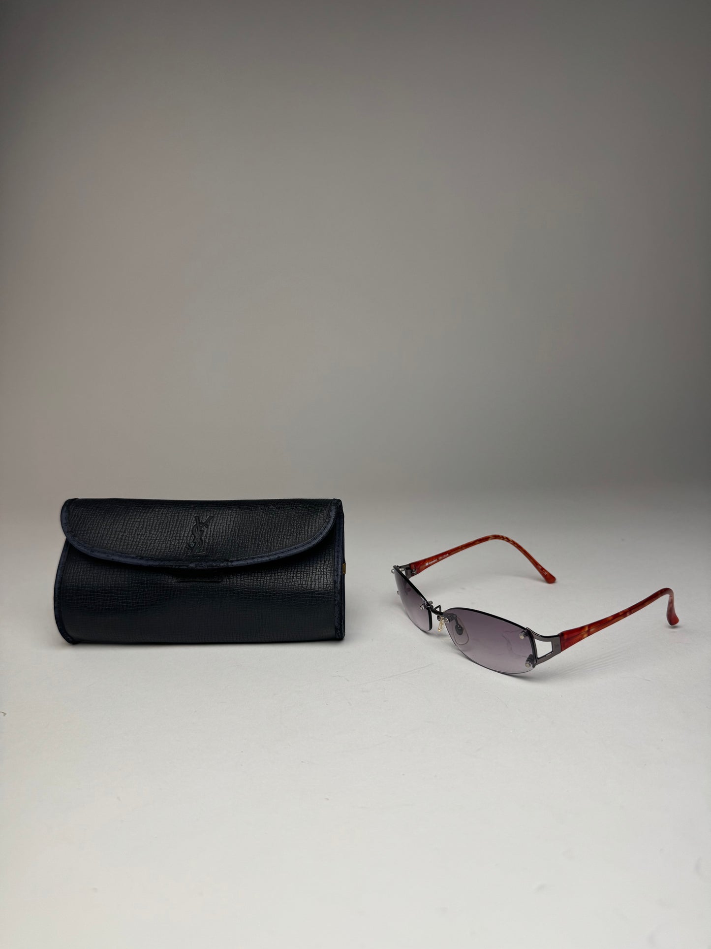 Vintage Issey Miyake Sunglasses Grey Orange