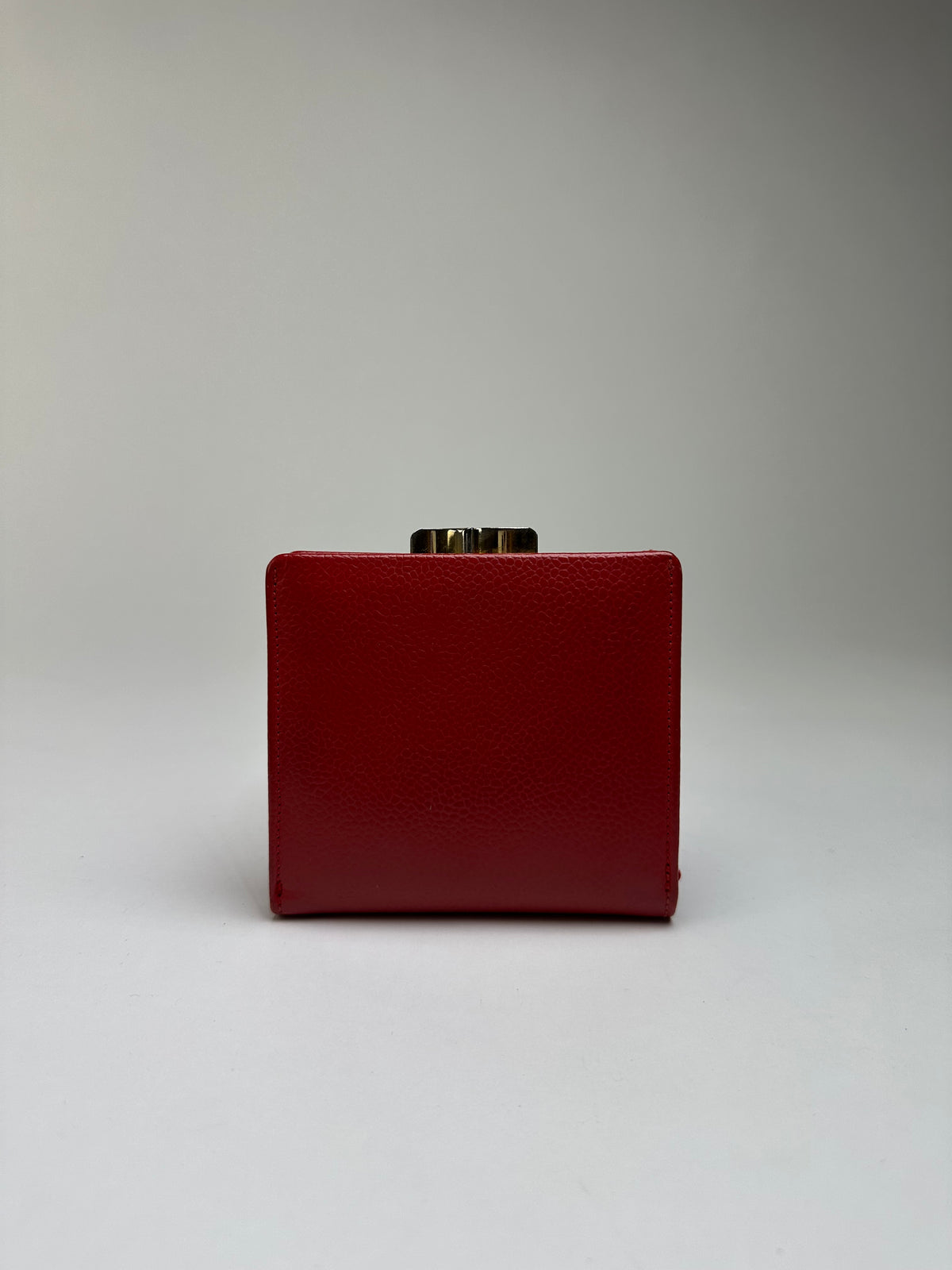 Vintage Givenchy 4G Logo Bifold Wallet Late 1970s Red