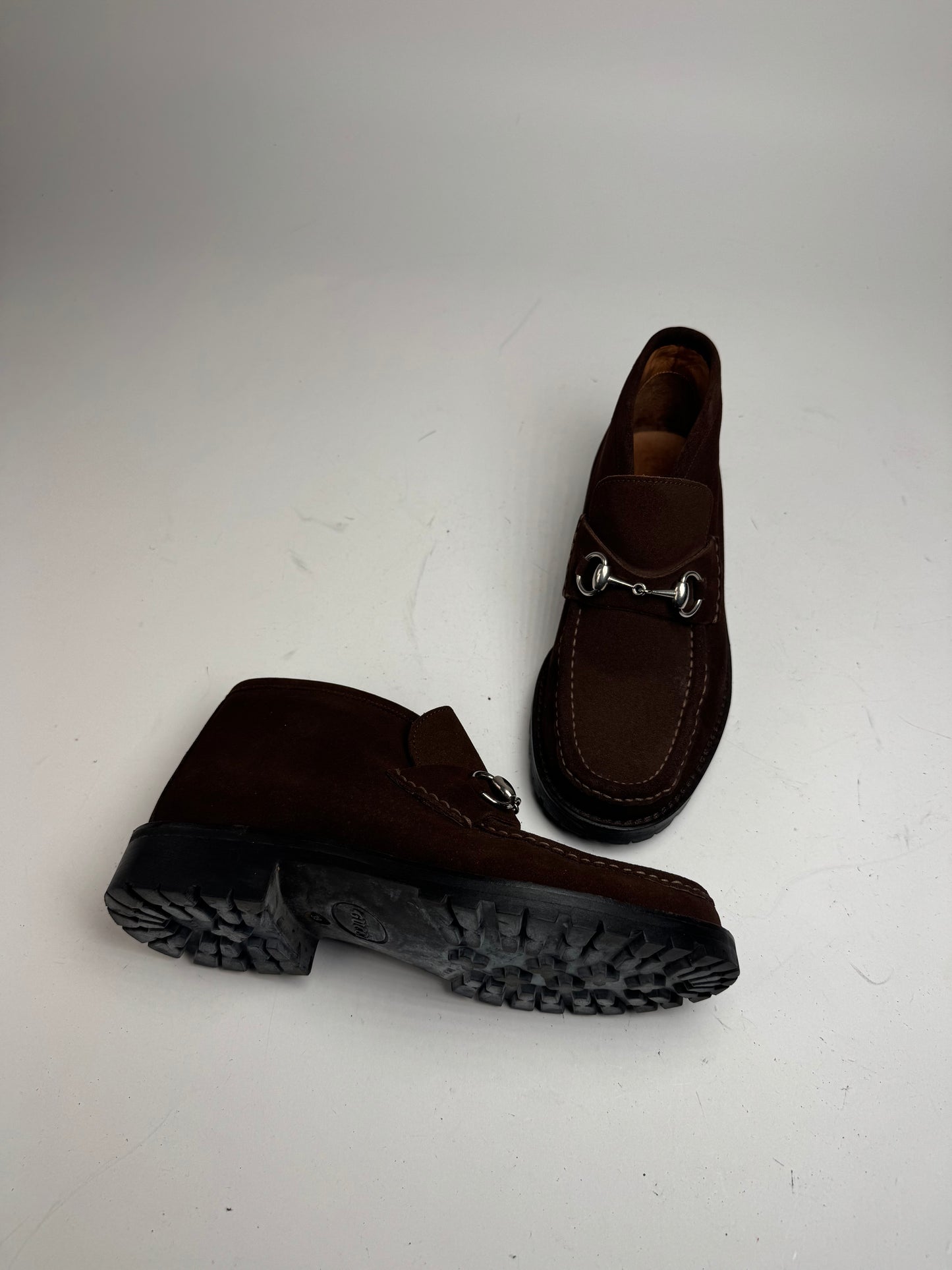 Vintage Gucci Suede Boots Brown EU39