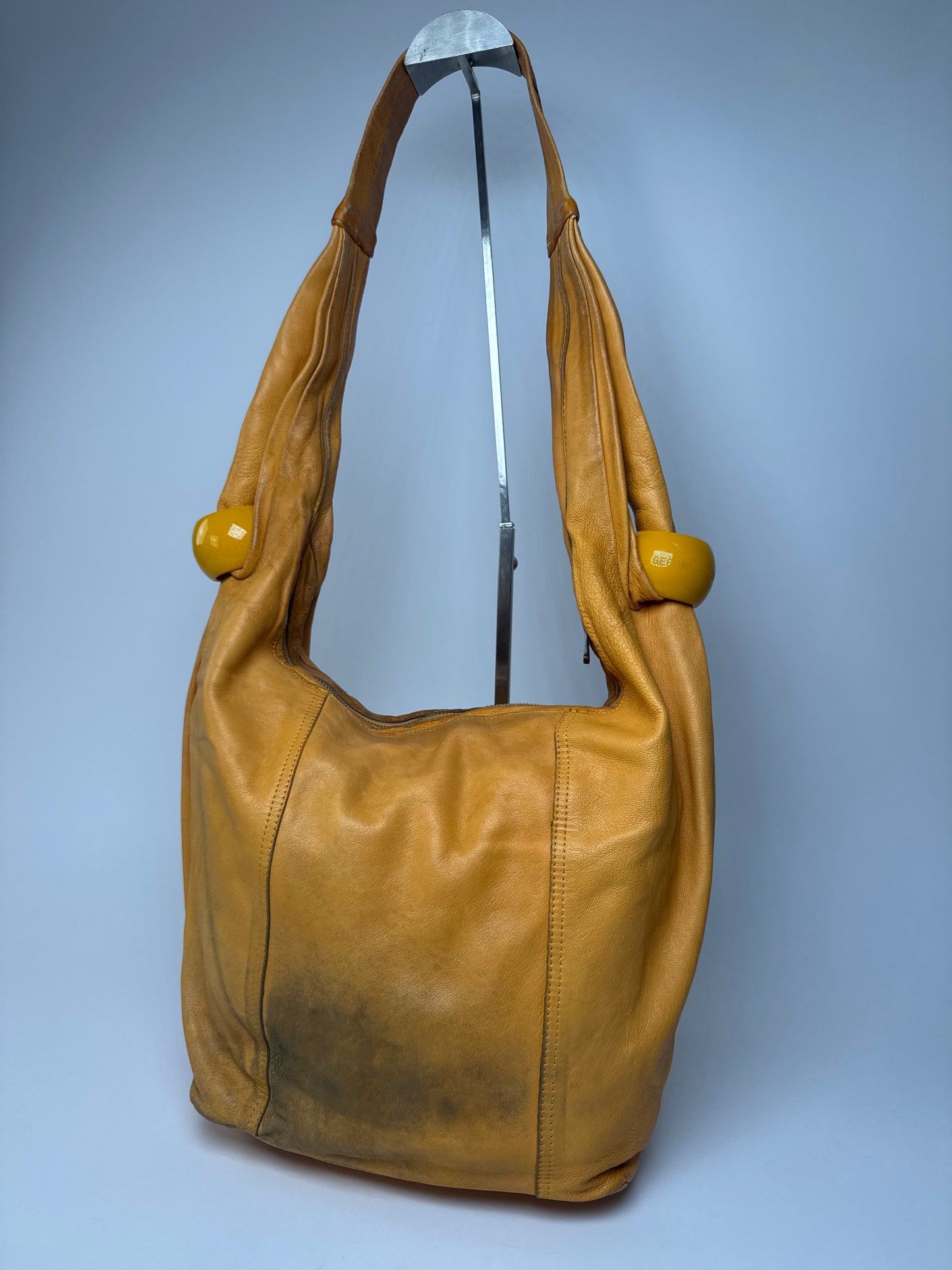 Vintage Chloe Leather Handbag Yellow