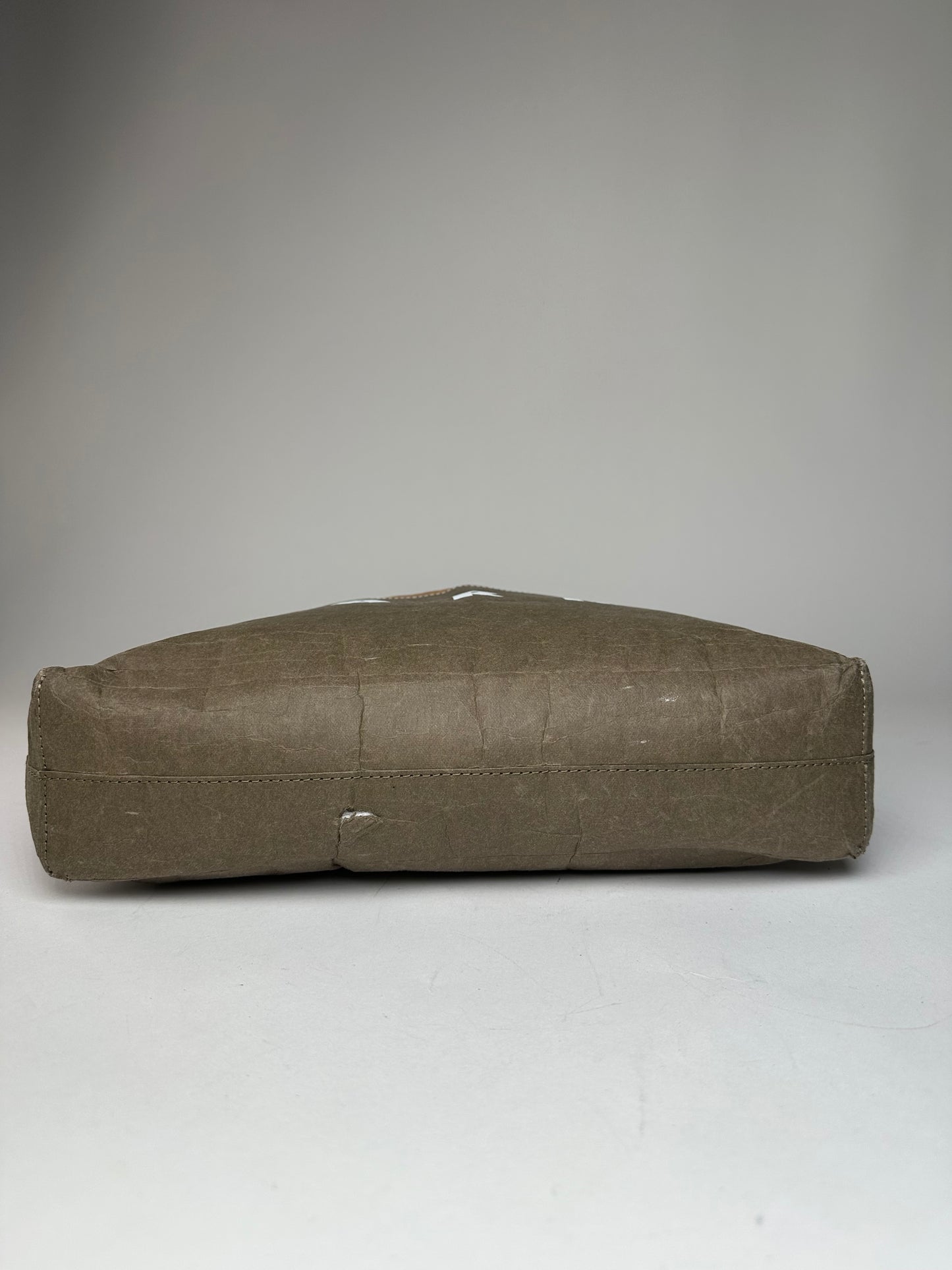 Vintage Marni Vegan Leather Tote Bag Brown Green Black