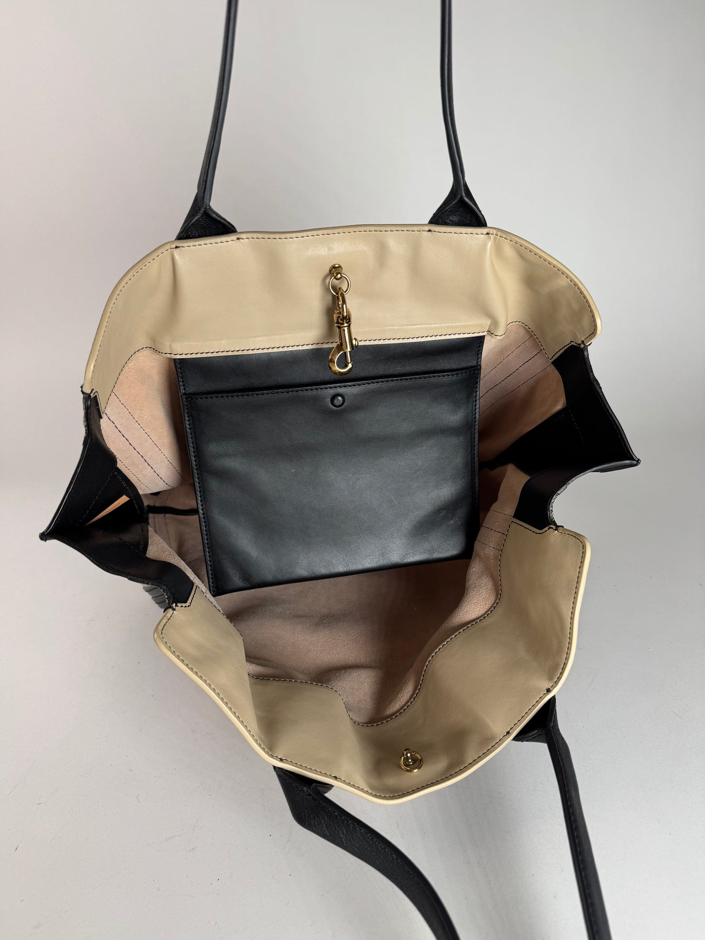 Vintage Chloe Leather Bag black pink