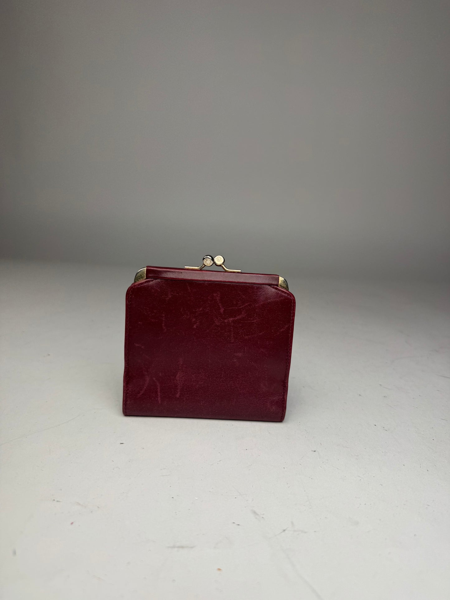 Vintage Celine Paris Leather Wallet Purple