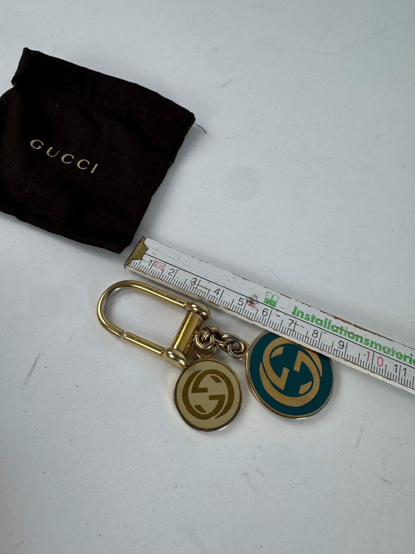 Vintage Gucci Metal GG Pendant