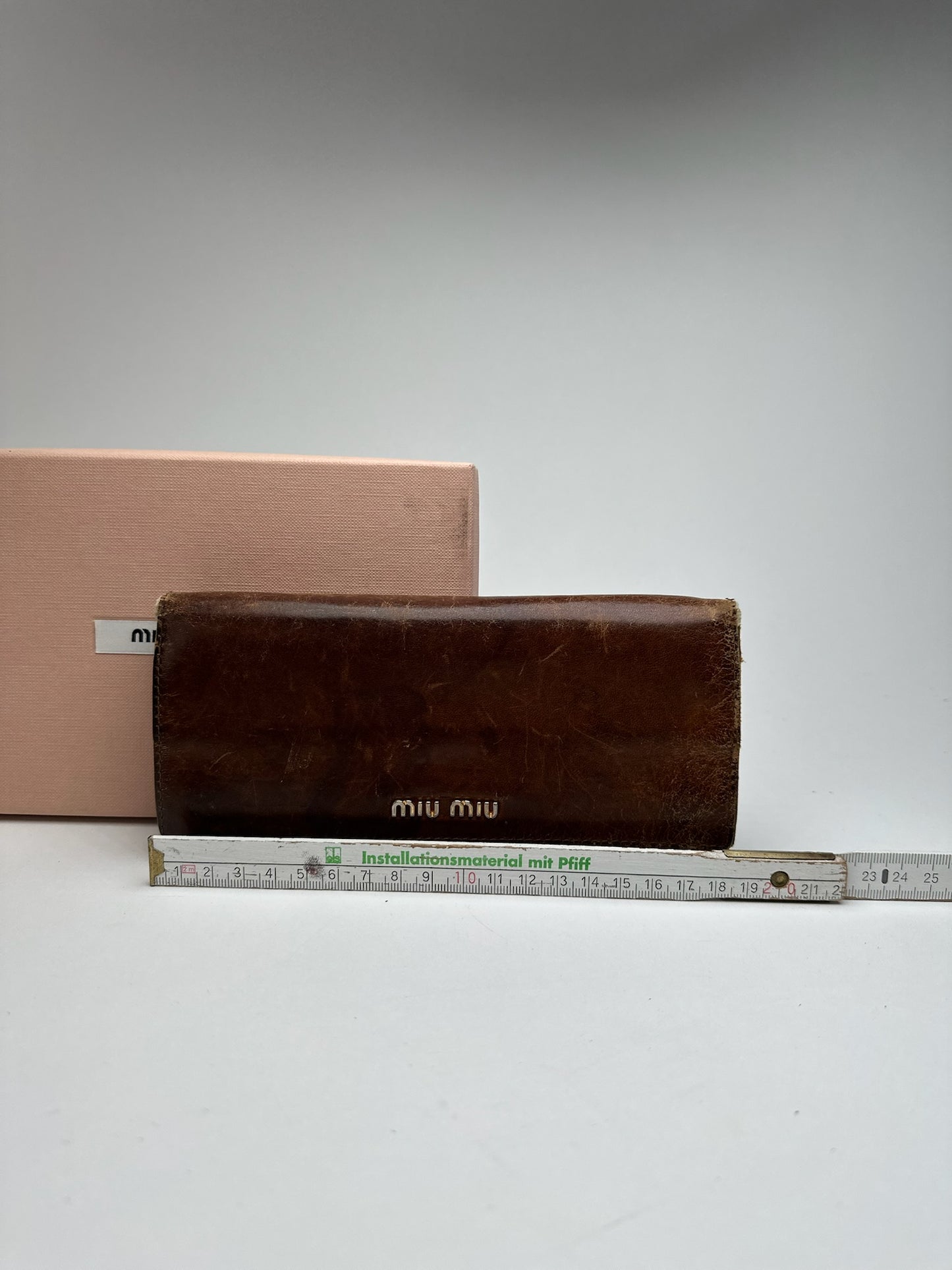 Vintage Miu Miu Leather wallet brown