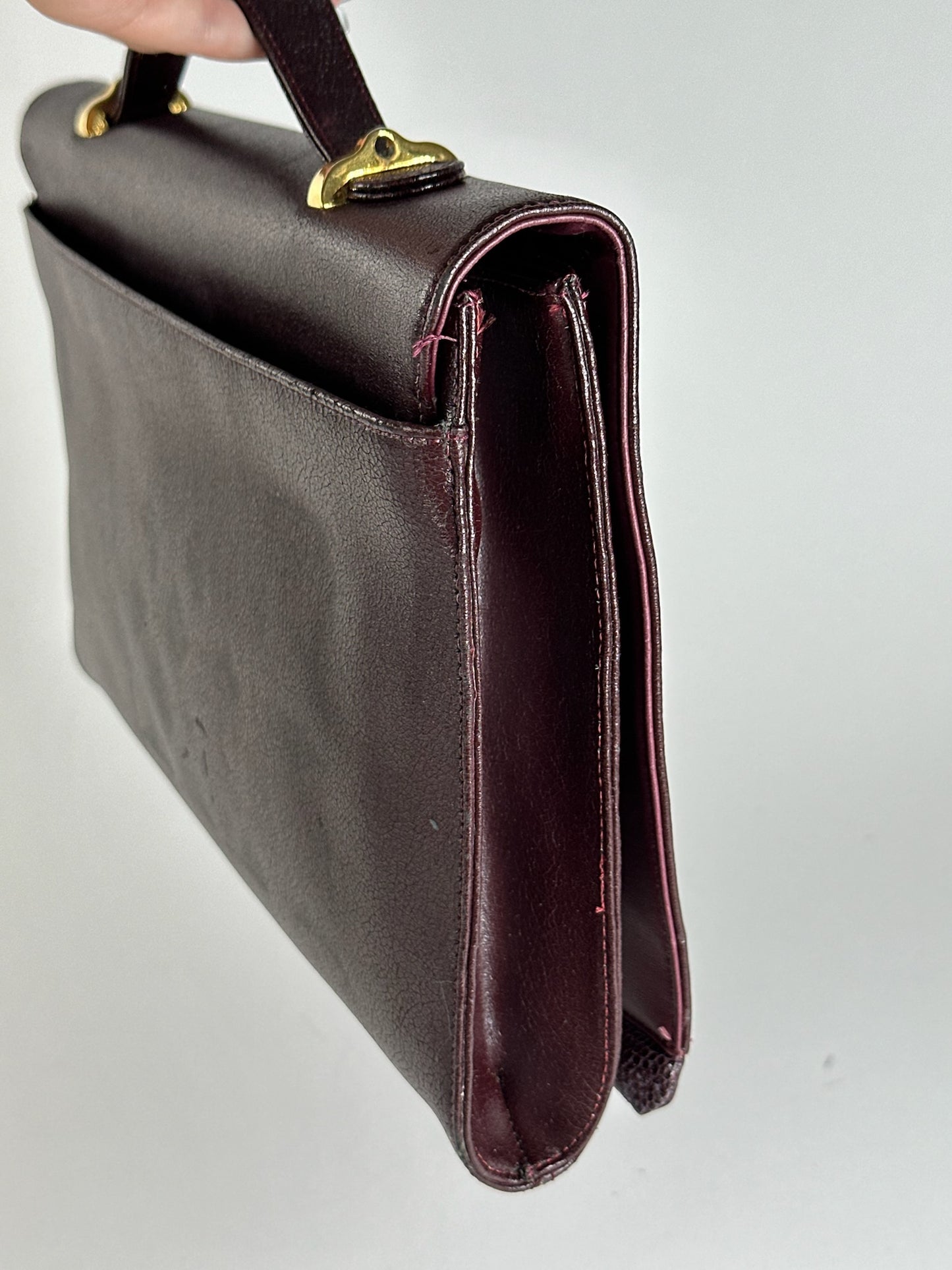 Sac vintage en cuir marron Givenchy