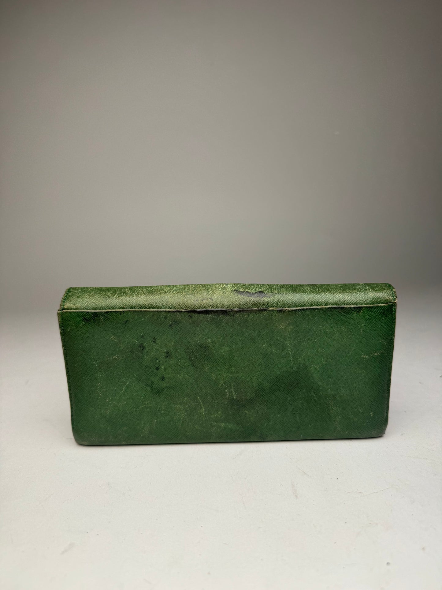 Vintage Givenchy Leather Wallet Green