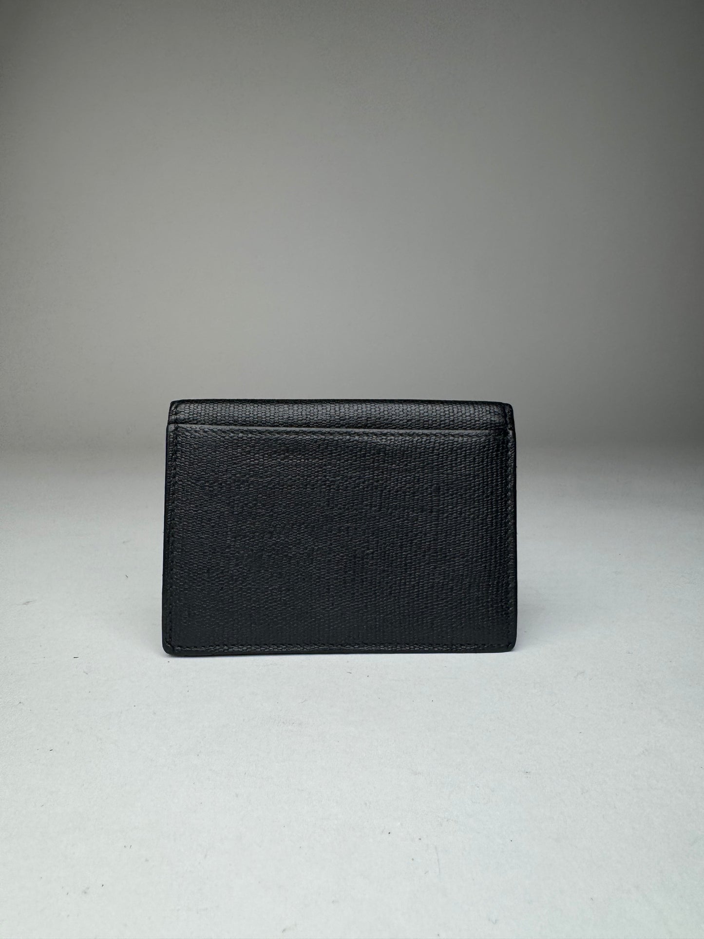 Vintage Yves Saint Laurent Leather card Holder Black
