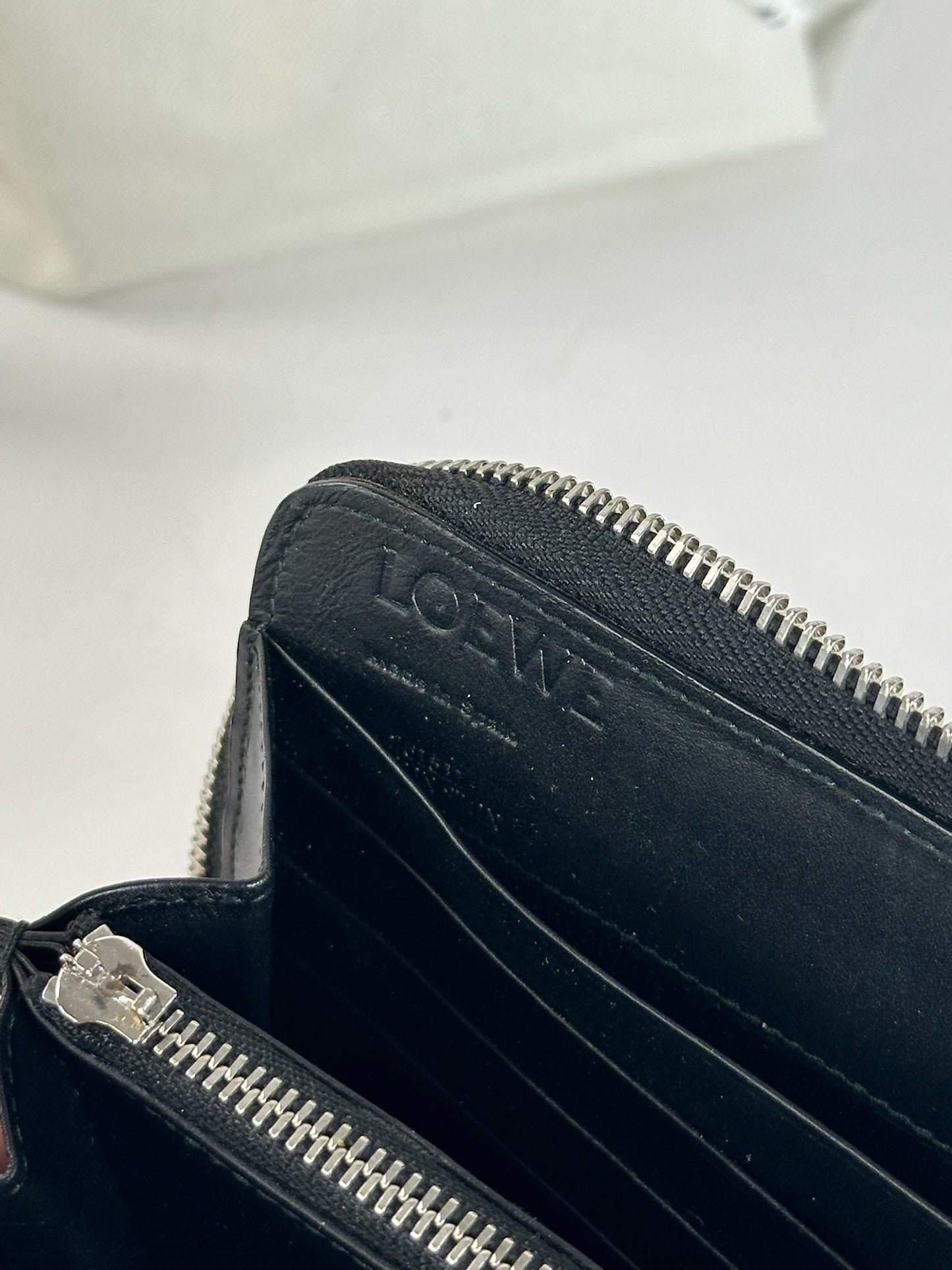 Vintage Loewe Madrid Anagram wallet black