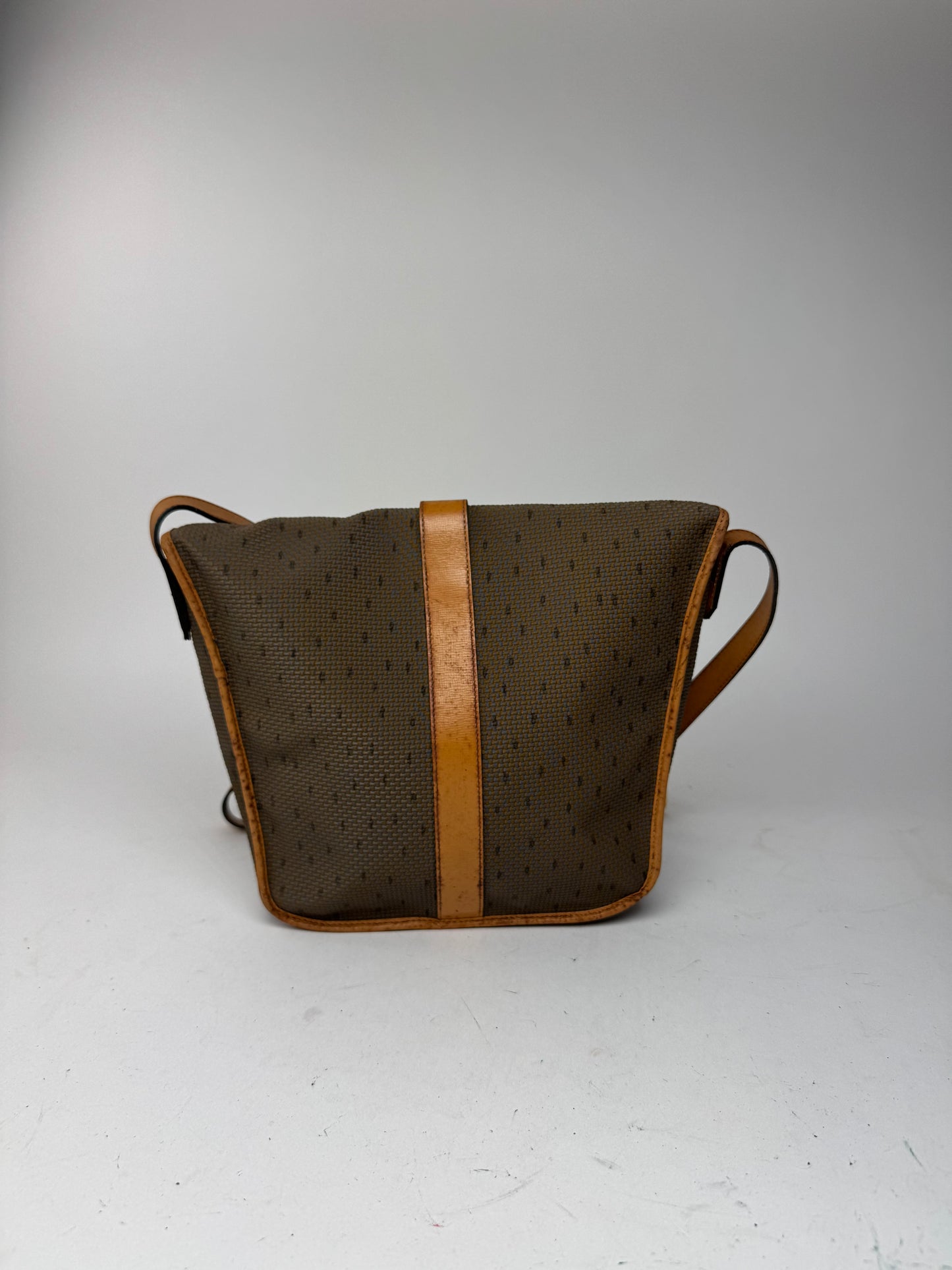 Sac vintage Yves Saint Laurent marron gris Marron