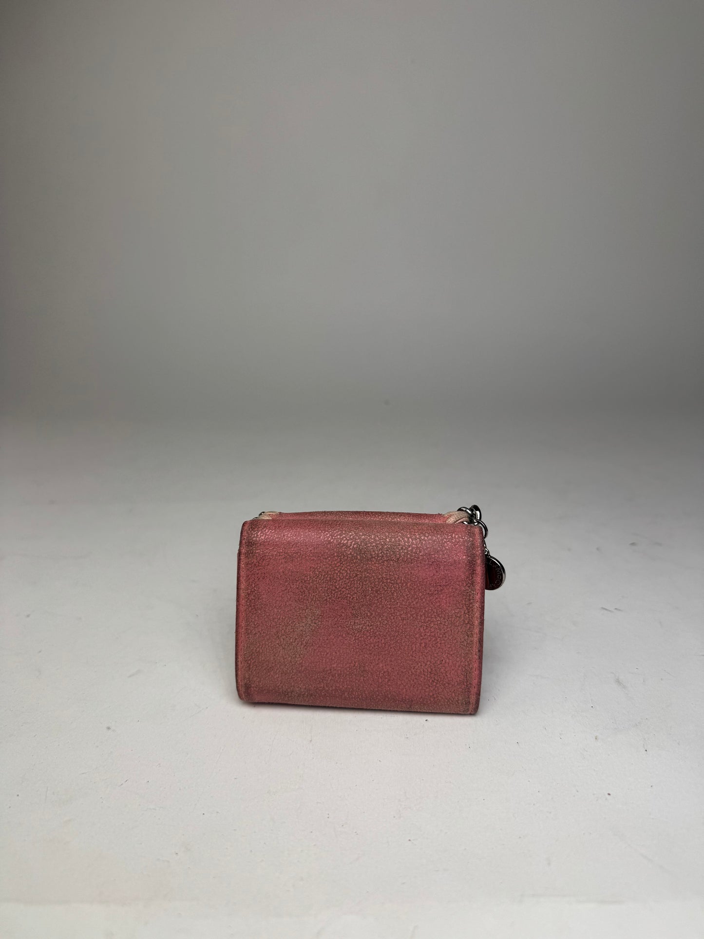 Vintage Stella Mc Cartney Falabella Vegan Leather Wallet Pink