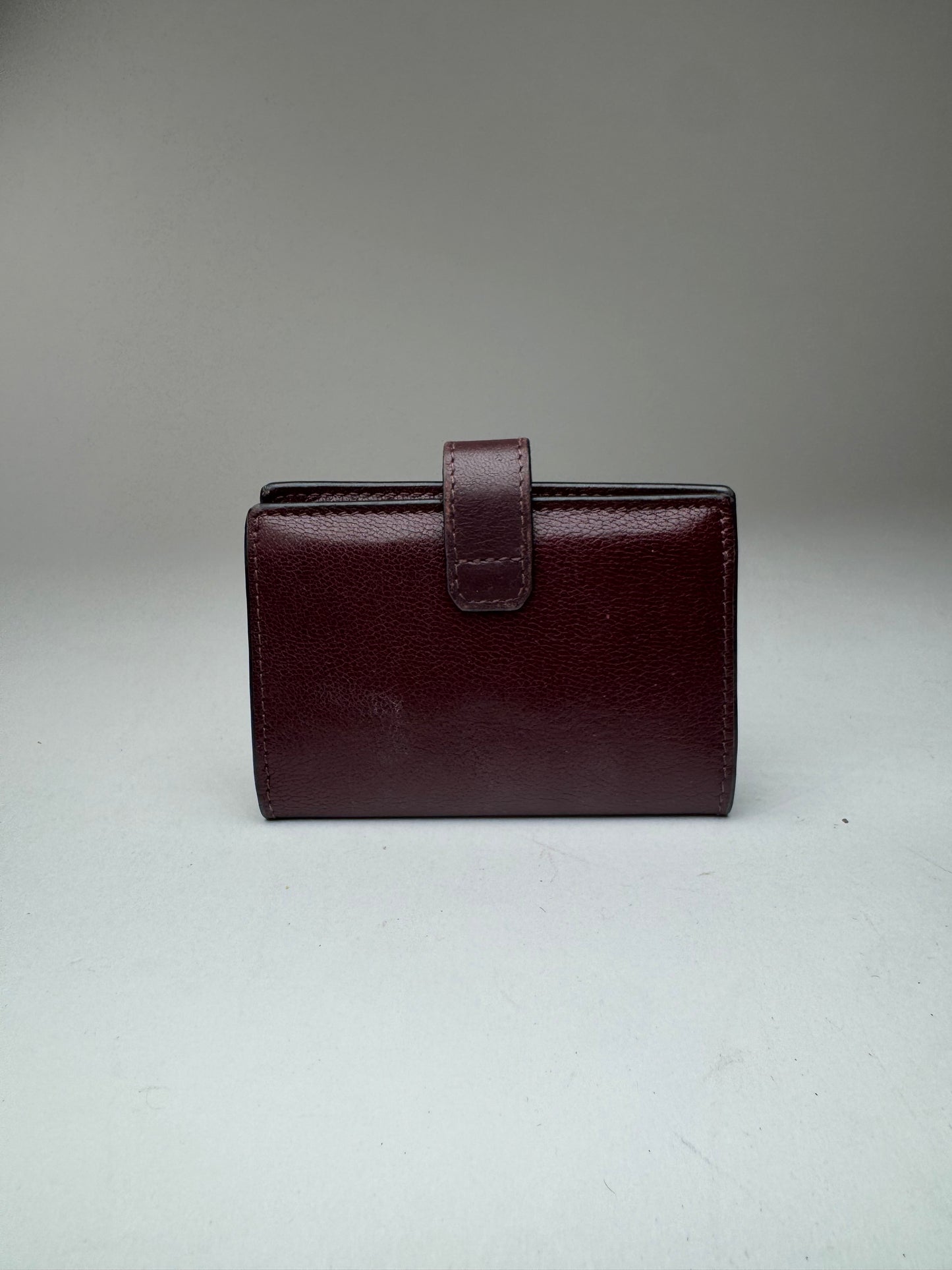 Vintage Givenchy Leather Card holder purple