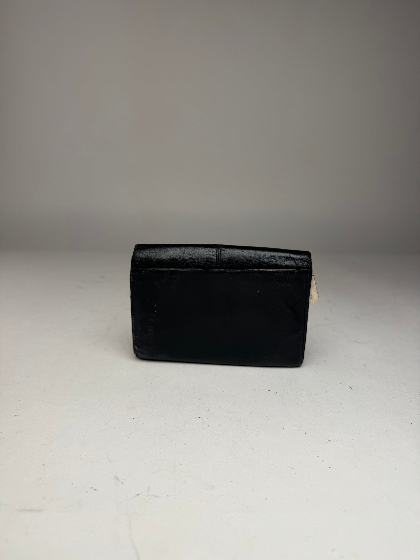 Vintage Yves Saint Lauren Leather Wallet Black
