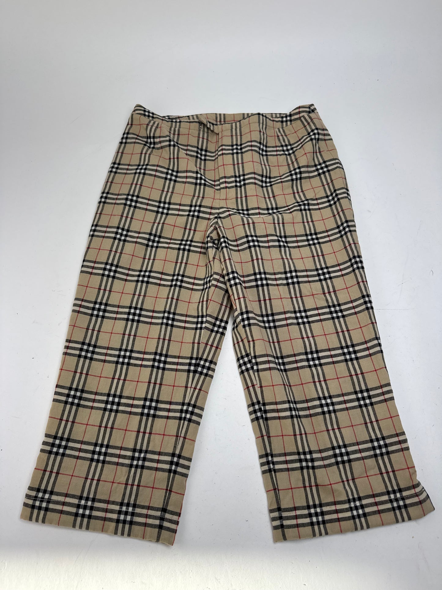 Vintage Burberry Nova Check 3/4 Pants M