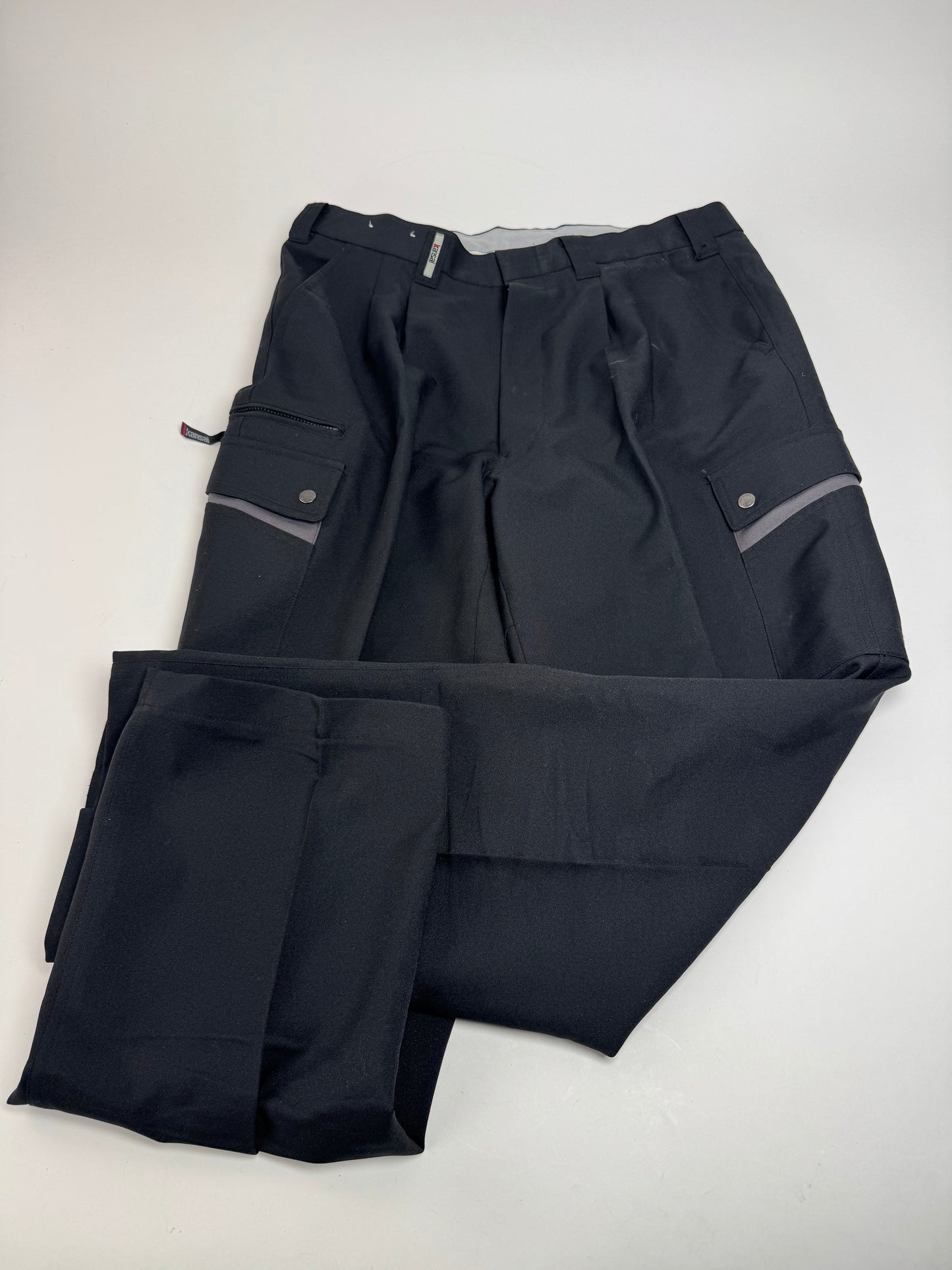 Vintage Kansai Yamamoto Workwear Pants Black S/M