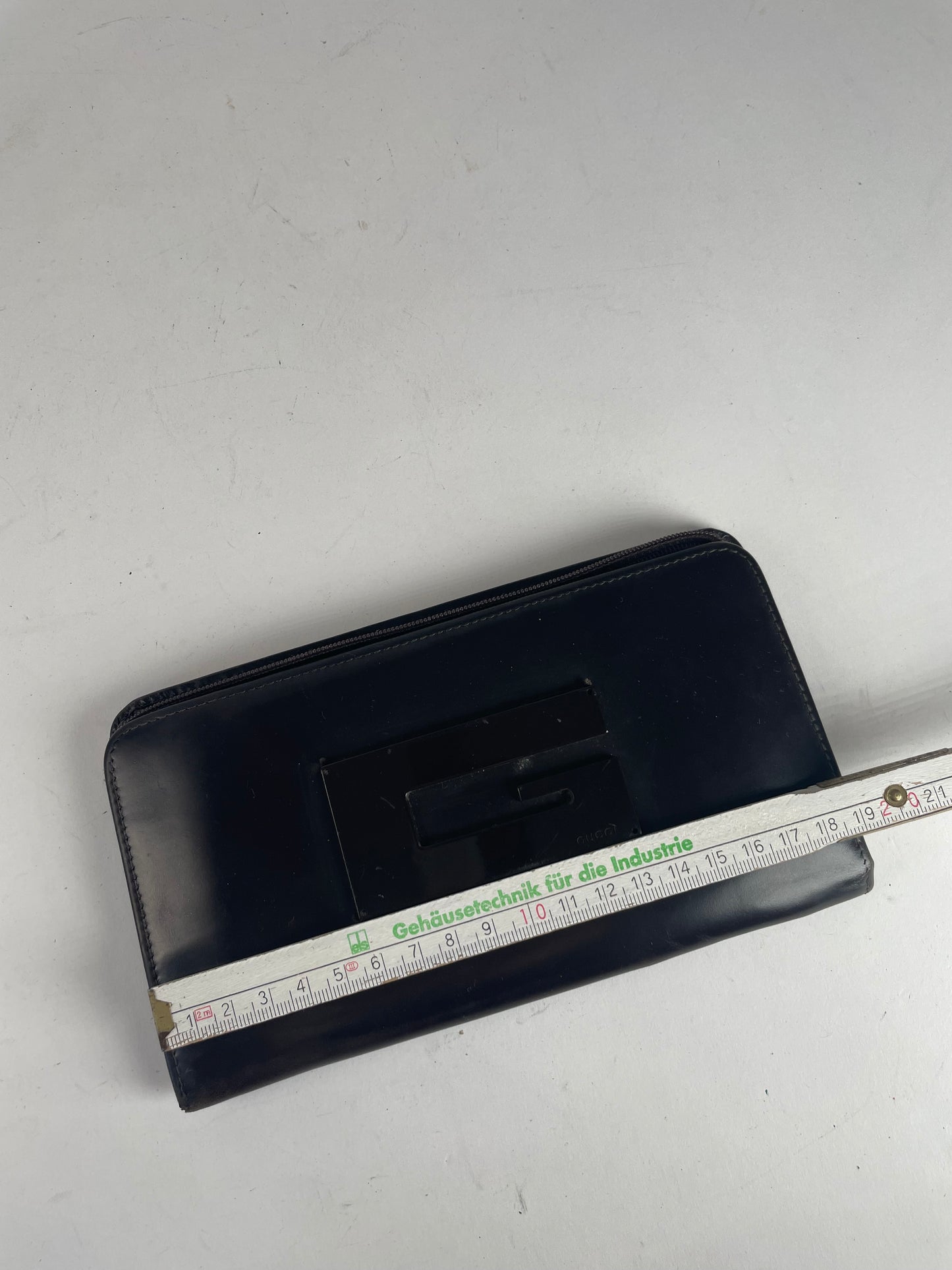 Vintage Gucci Patent Leather Wallet Brown