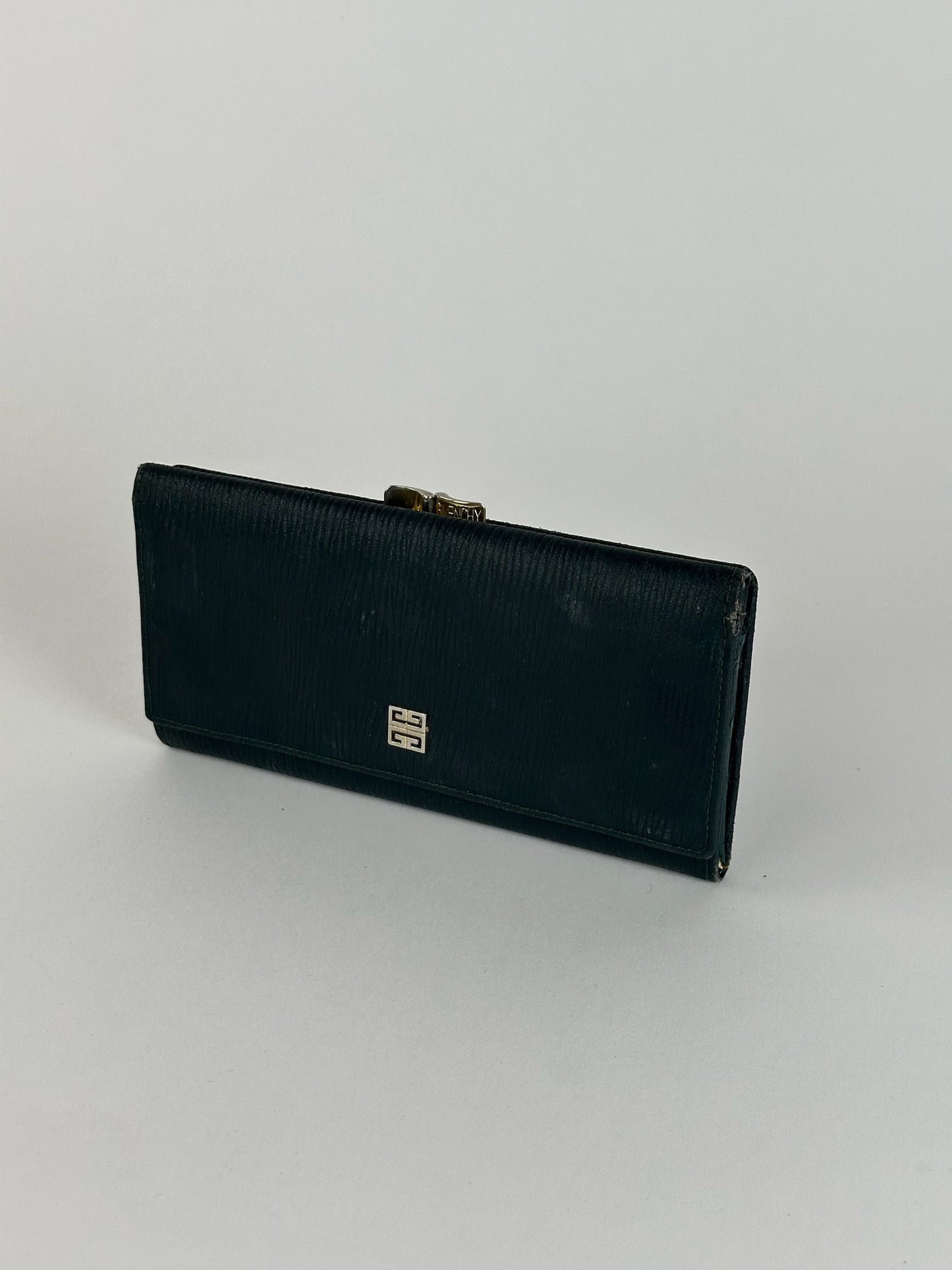 Vintage Givenchy Leather wallet Green