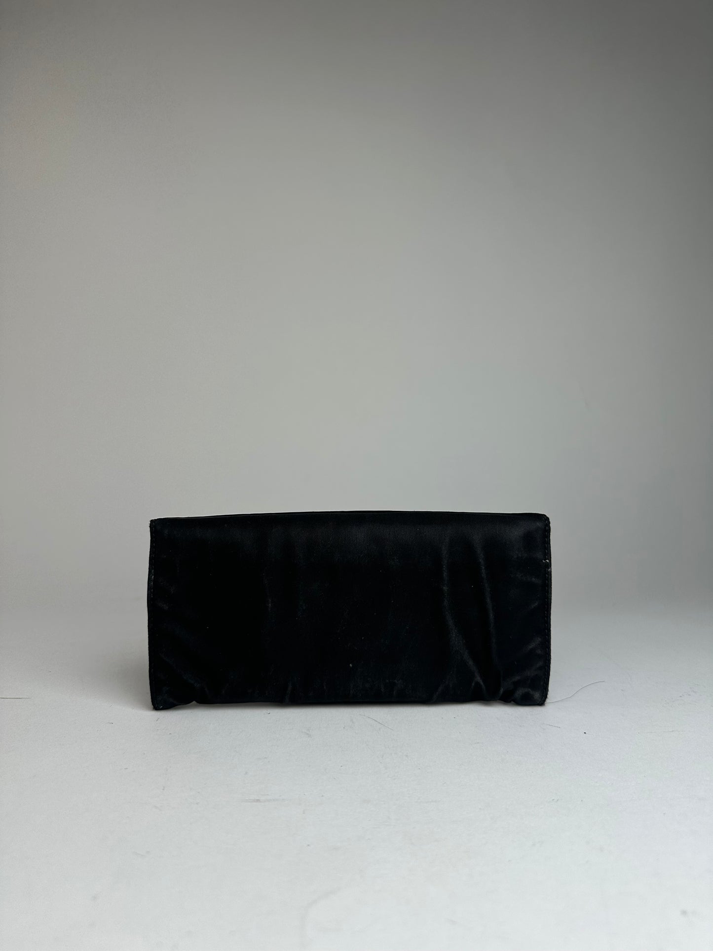 Vintage Prada Triangle Wallet Black