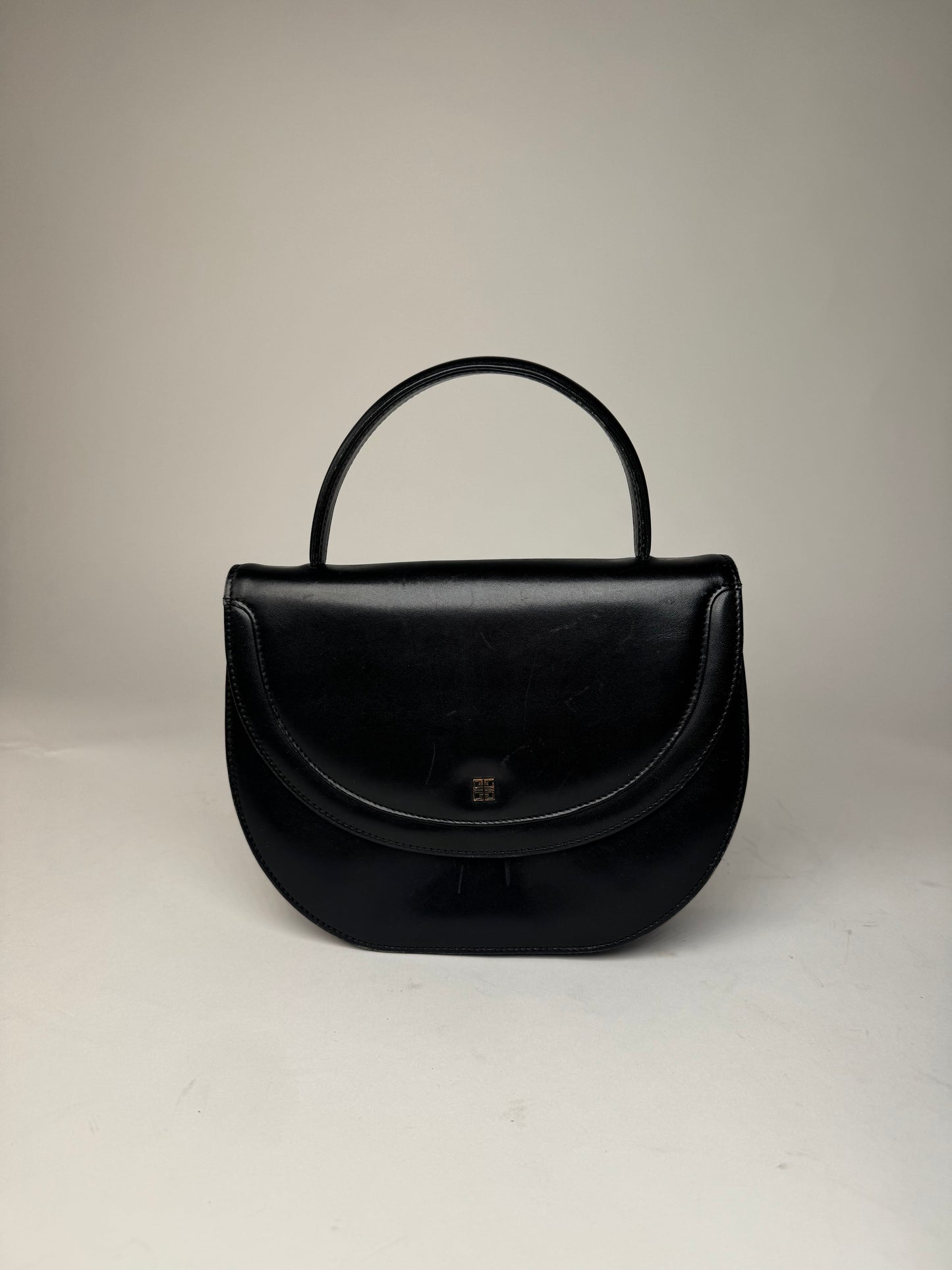 Vintage Givenchy Leather Handbag Black