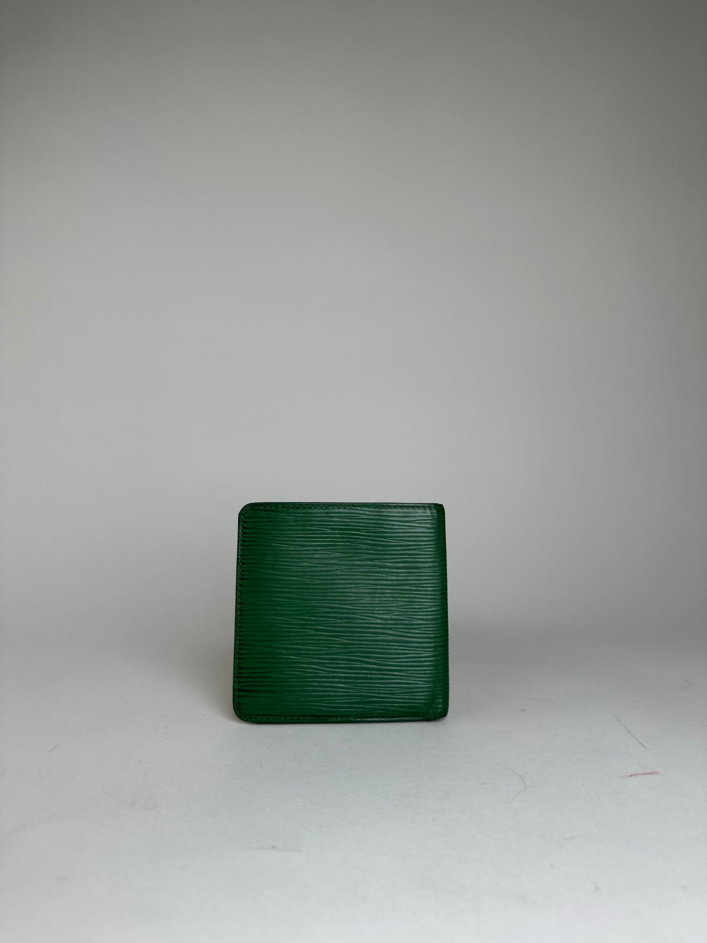 Vintage Louis Vuitton Epi Leather Bifold Wallet Borneo Green