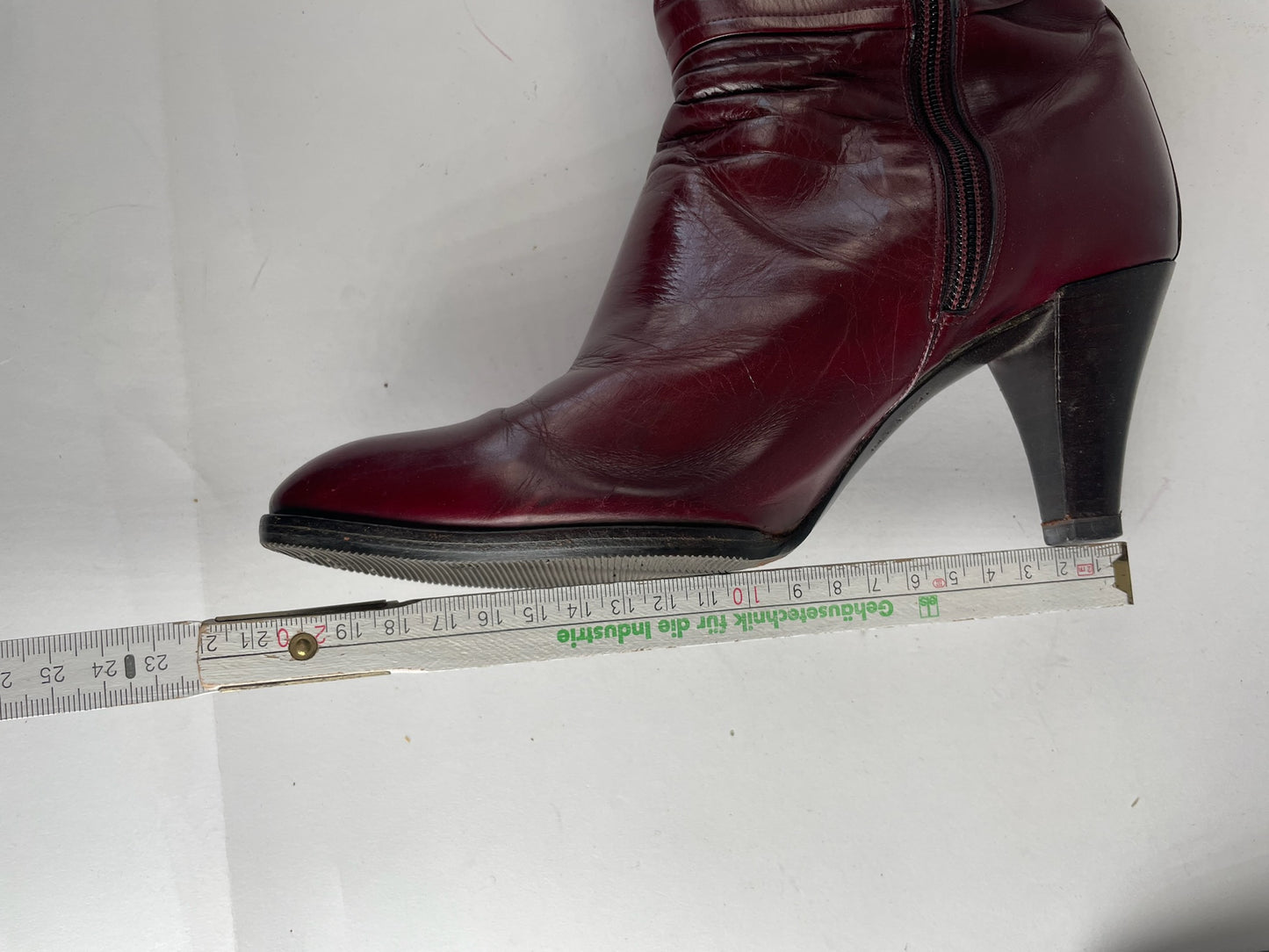 Vintage Dior Heeled Boots Patent Leather Purple