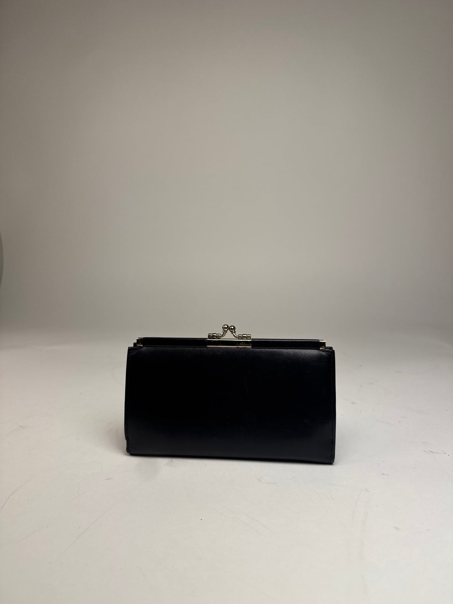 Vintage Dior Leather Wallet Black
