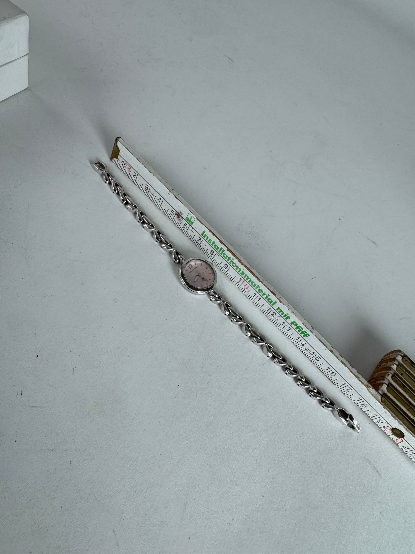 Vintage Courreges Paris Silver Steel Quartz Watch