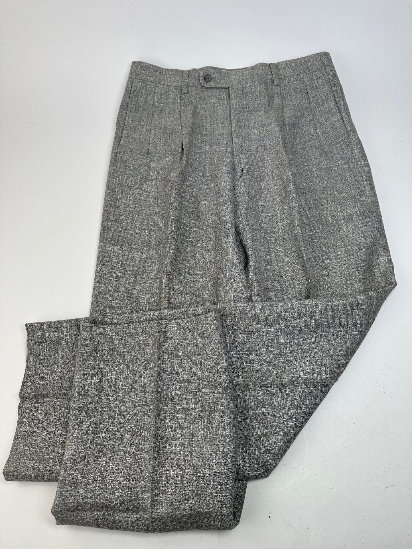 Vintage Dior Men’s Wool Pants Grey