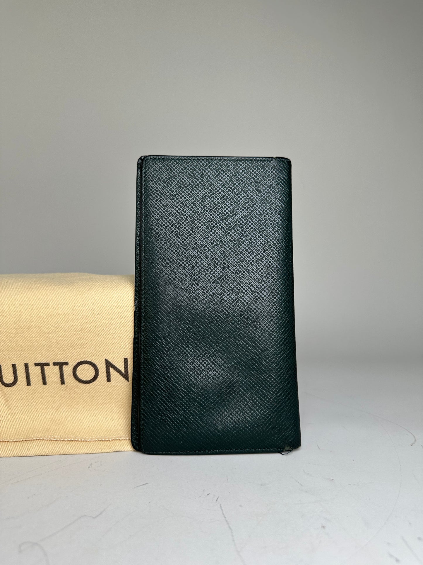 Vintage Louis Vuitton Epi Leather Wallet Dark Green
